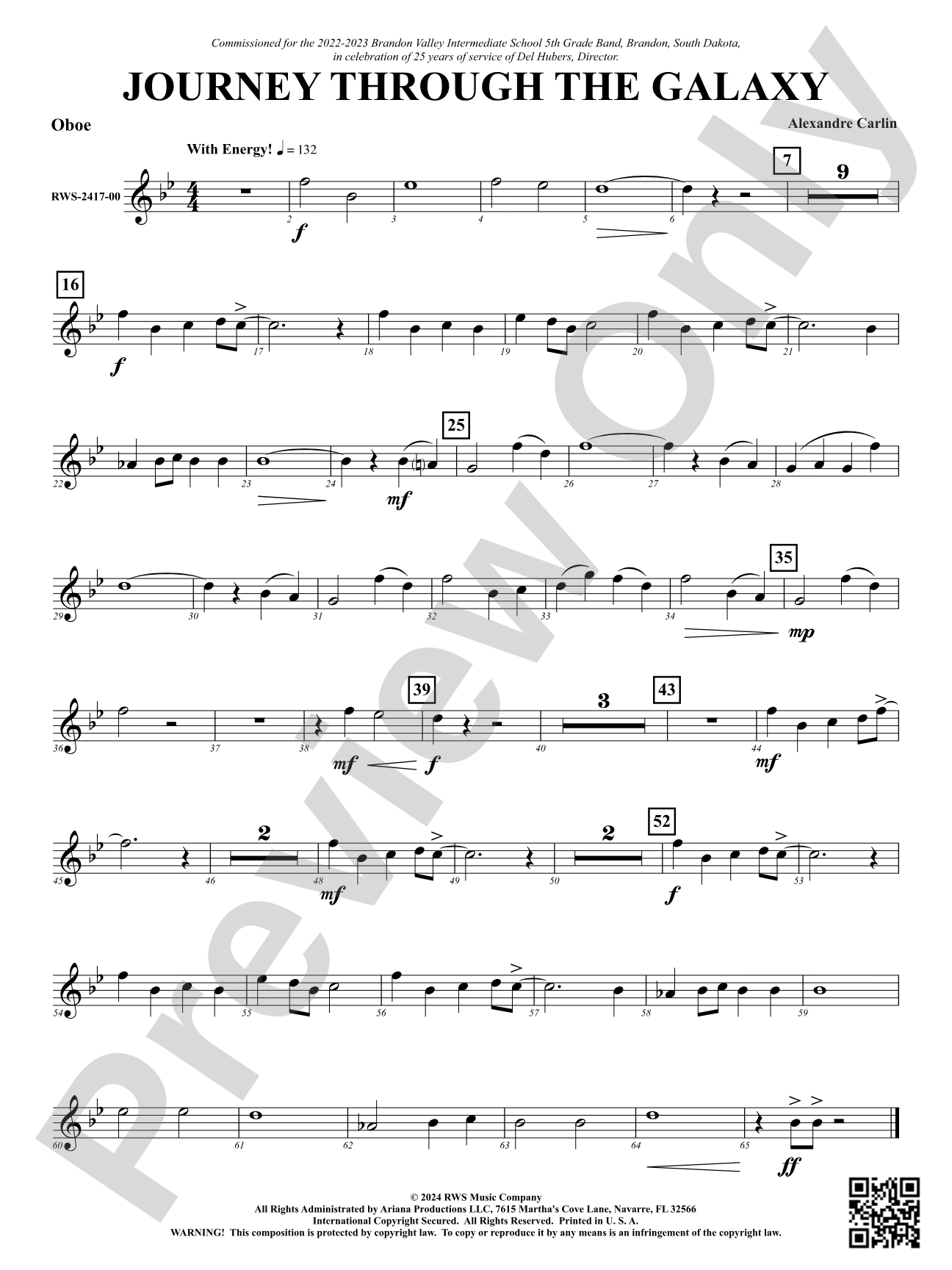 Journey Through the Galaxy: Oboe