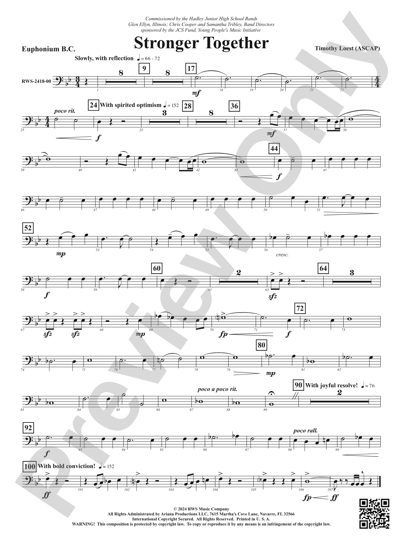 Stronger Together: Baritone B.C.