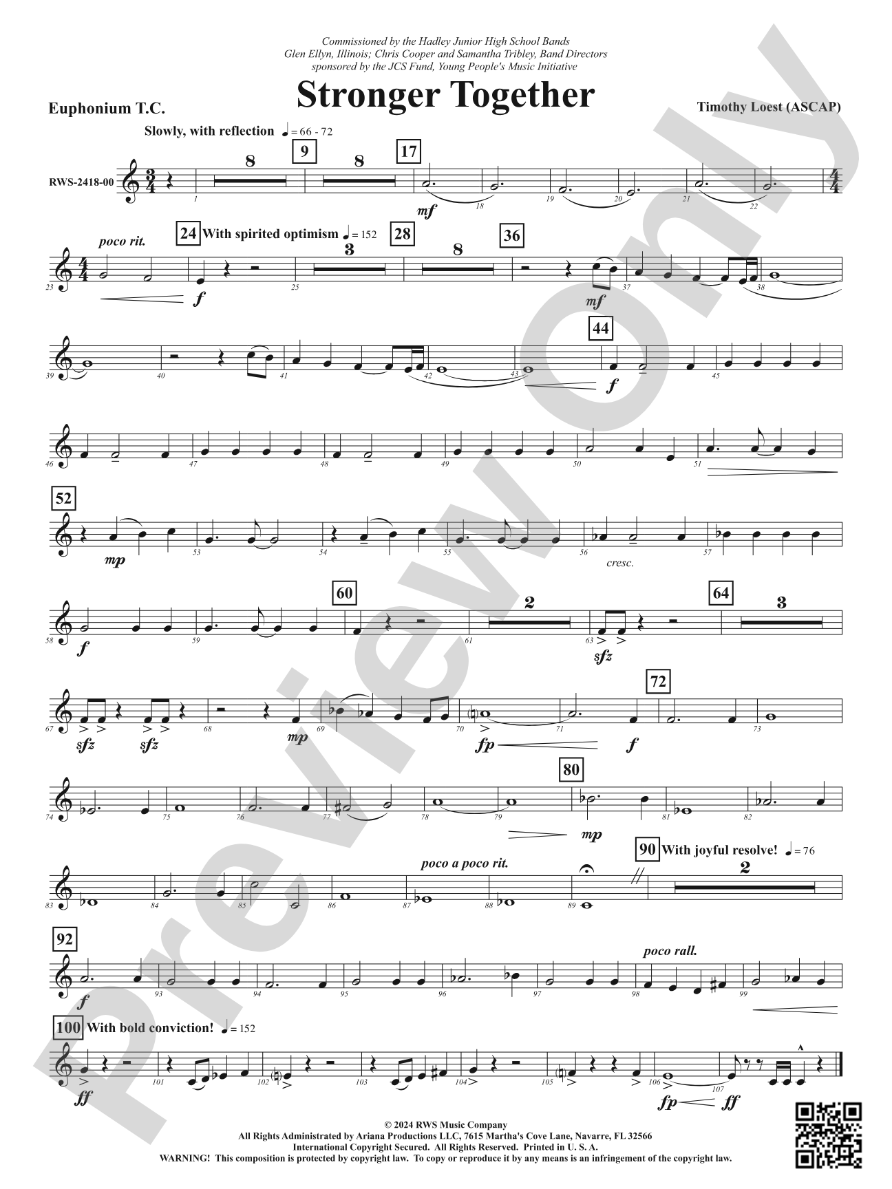 Stronger Together: Baritone T.C.