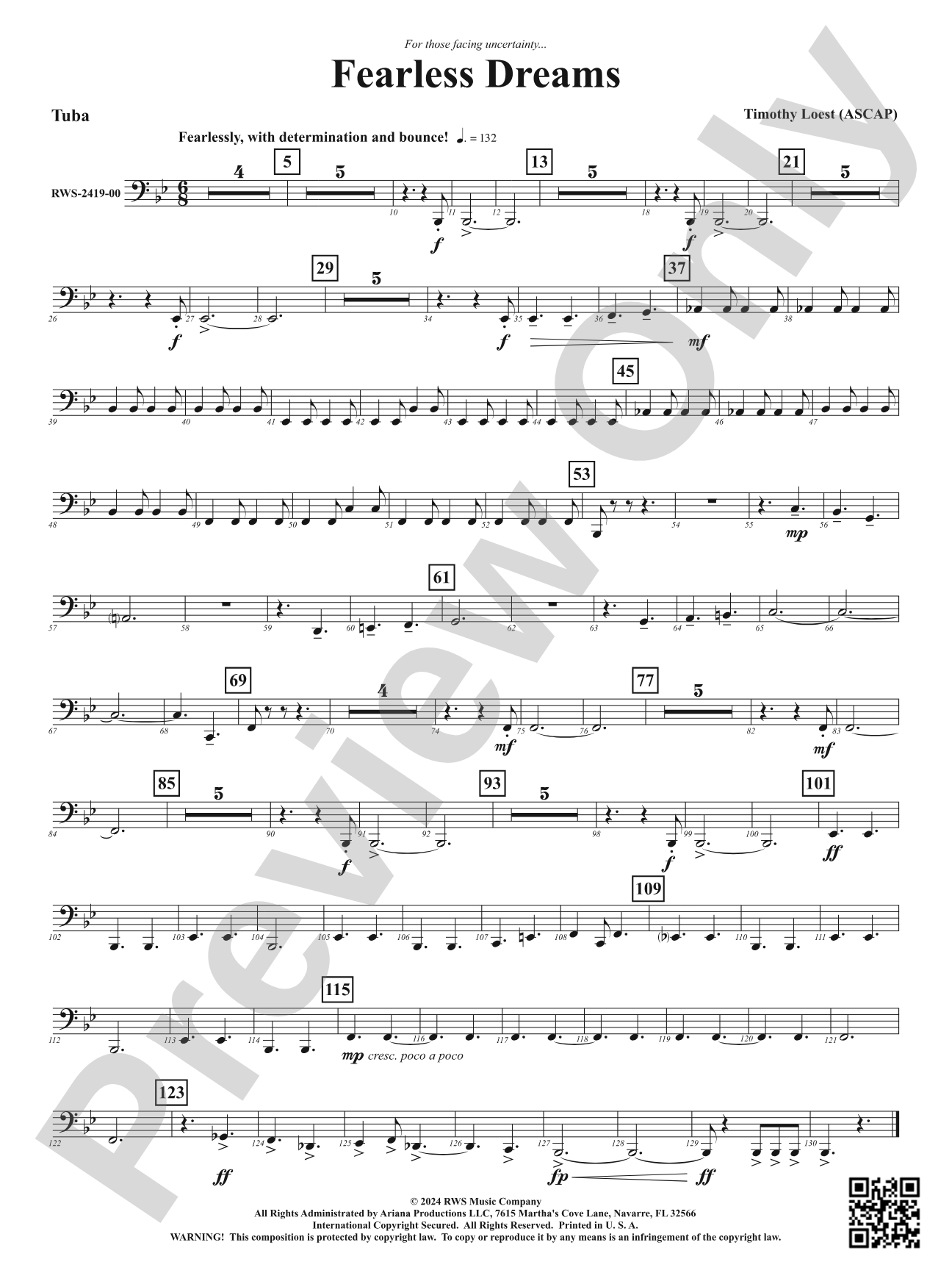 Fearless Dreams: Tuba