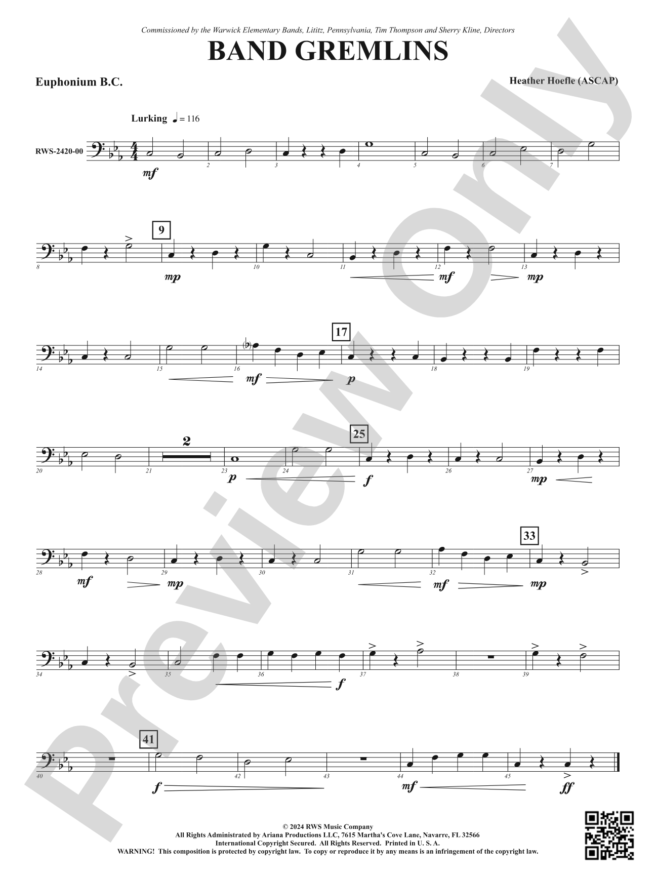 Band Gremlins: Baritone B.C.