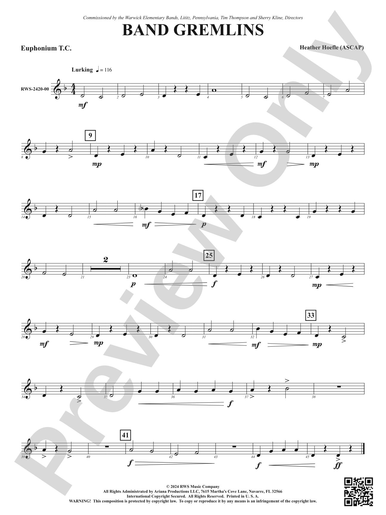 Band Gremlins: Baritone T.C.