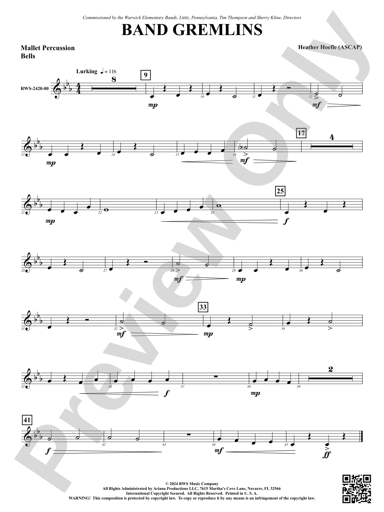Band Gremlins: 1st Mallet Percussion
