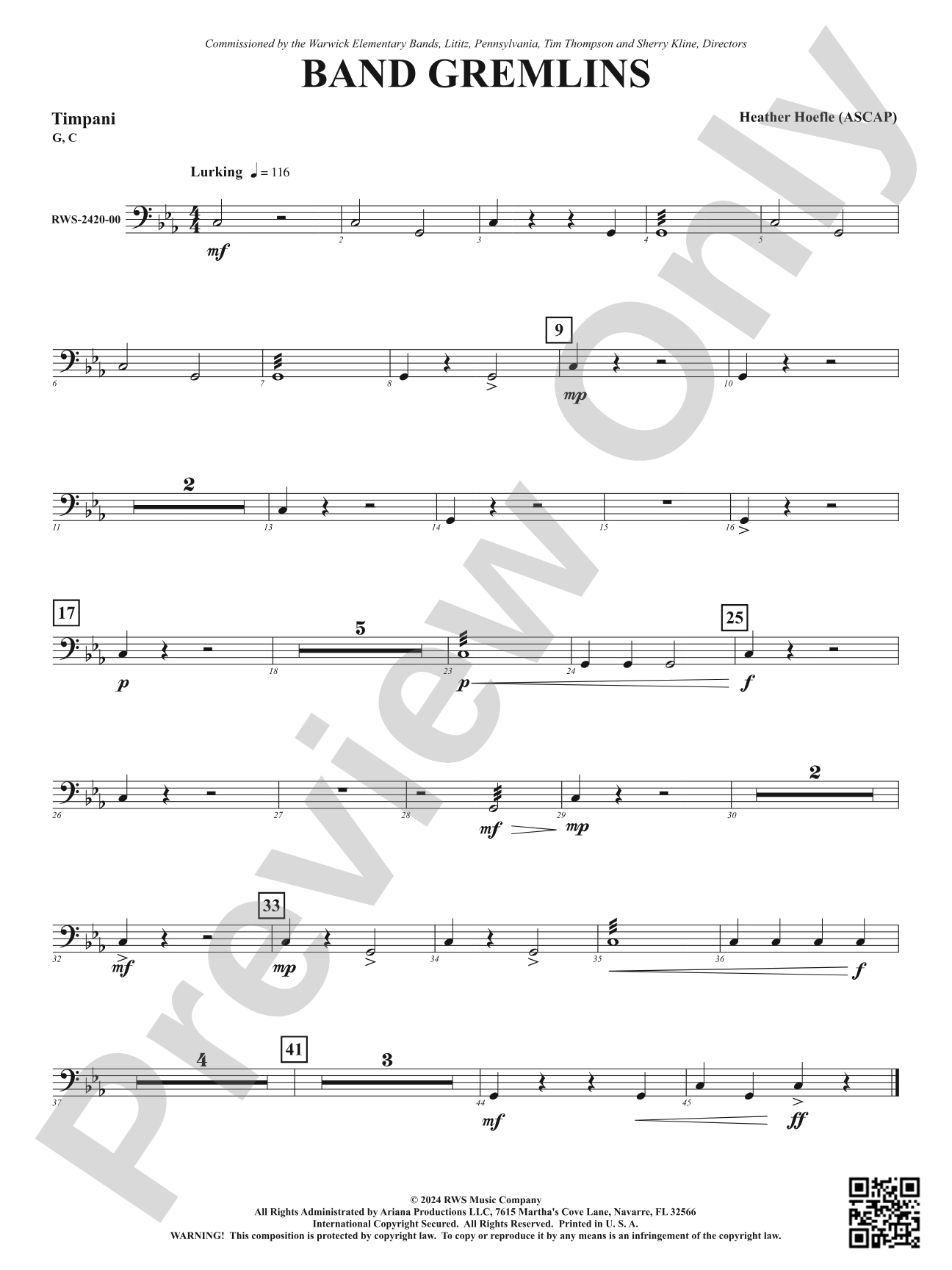 Band Gremlins: Timpani