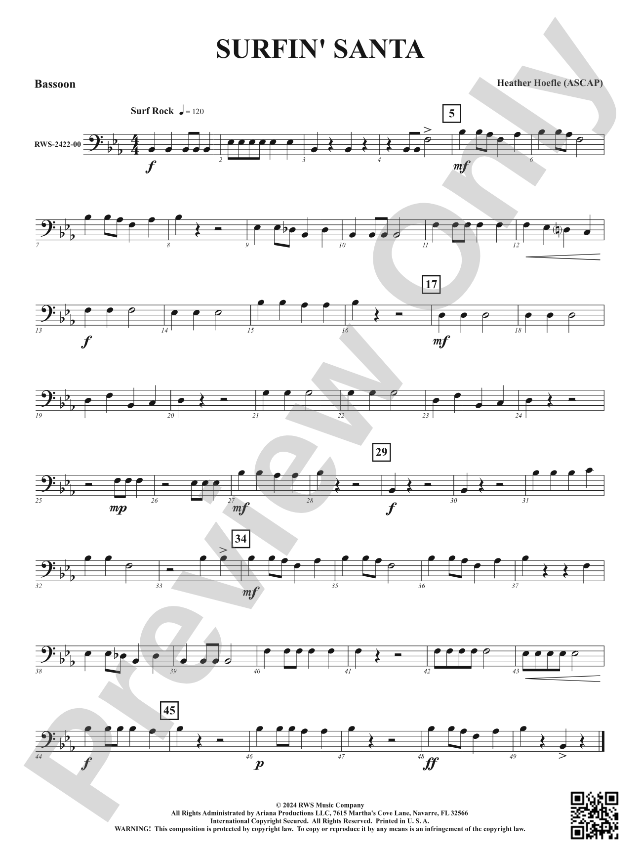 Surfin' Santa: Bassoon