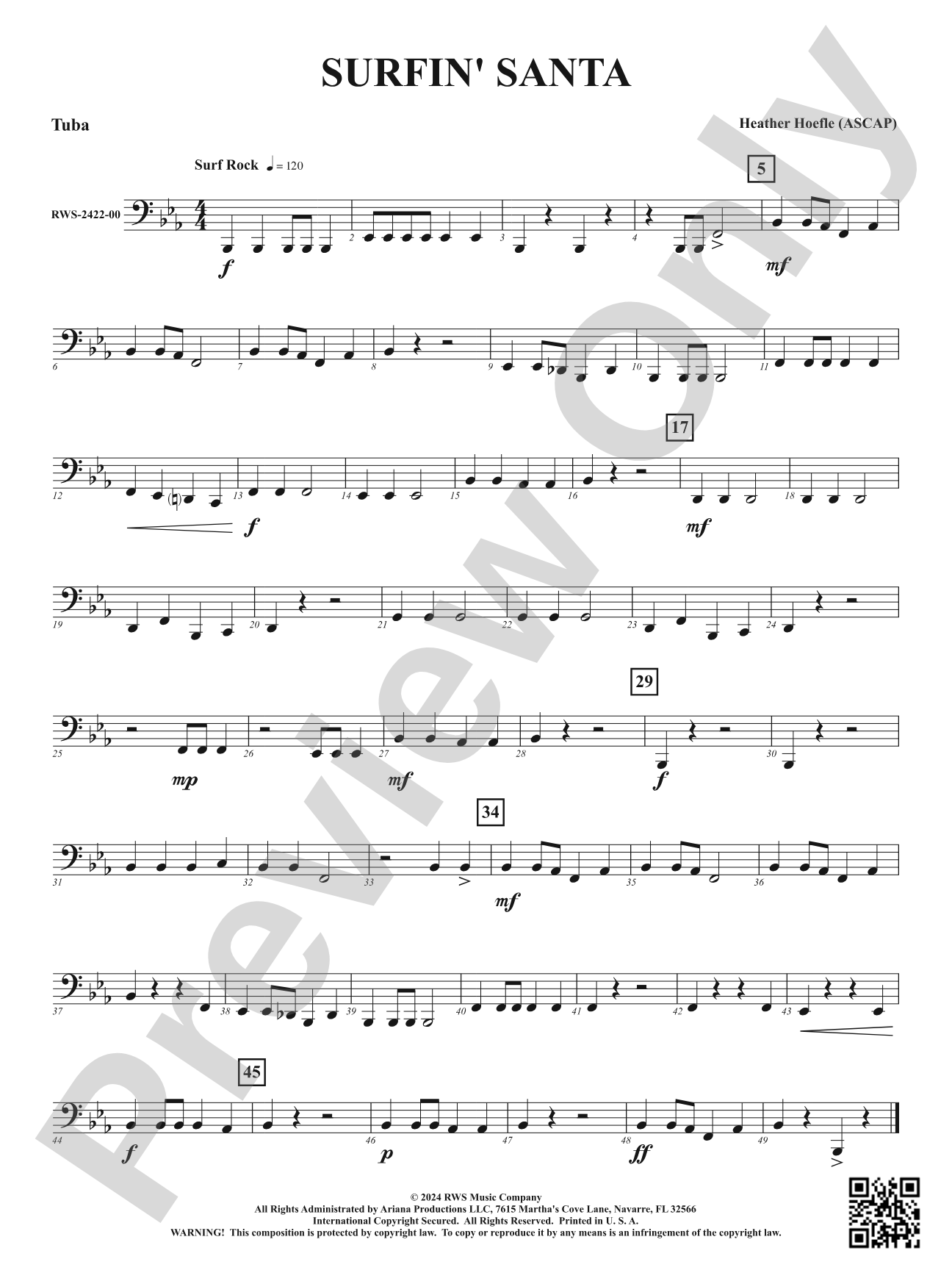 Surfin' Santa: Tuba