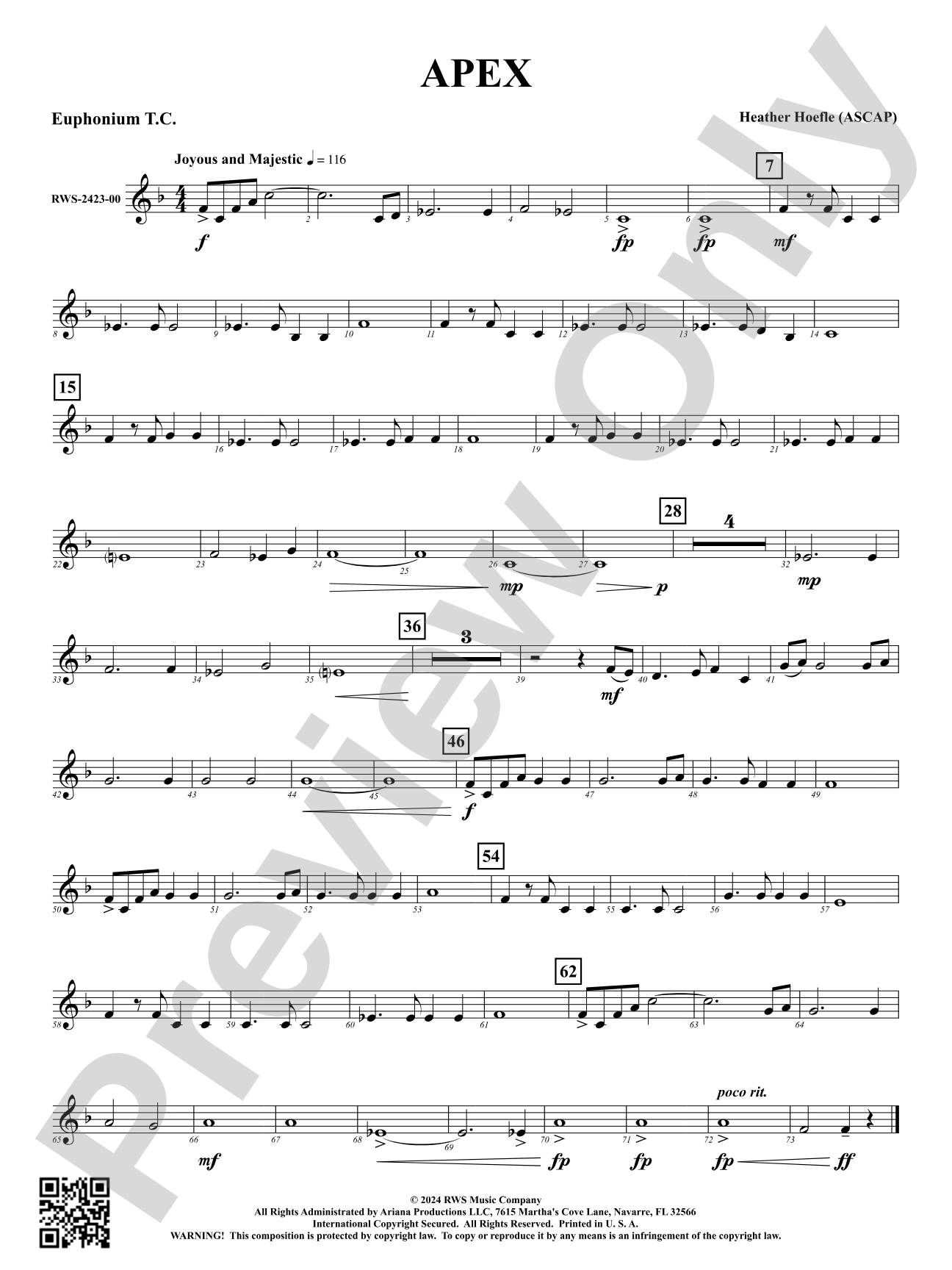 Apex: Baritone T.C.