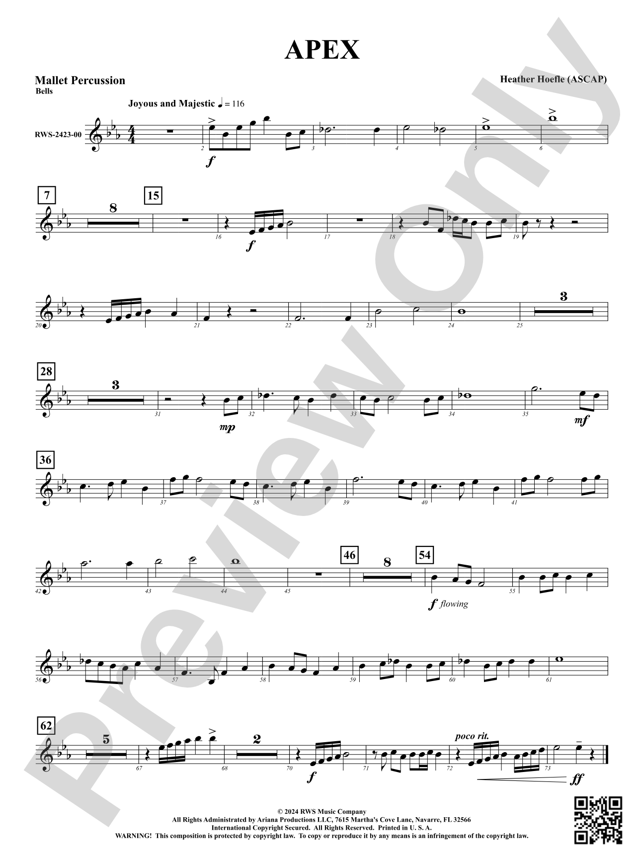 Apex: 1st Mallet Percussion