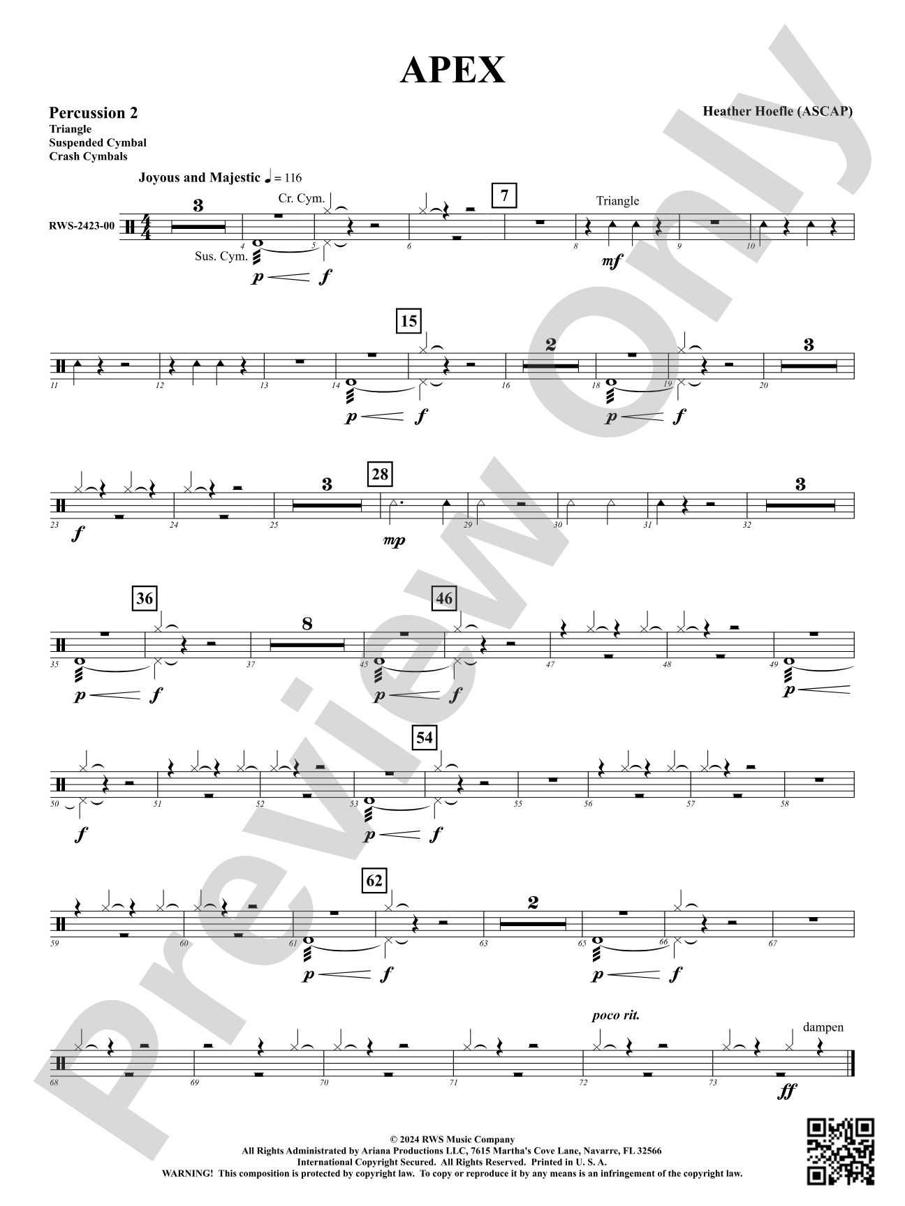 Apex: 2nd Percussion