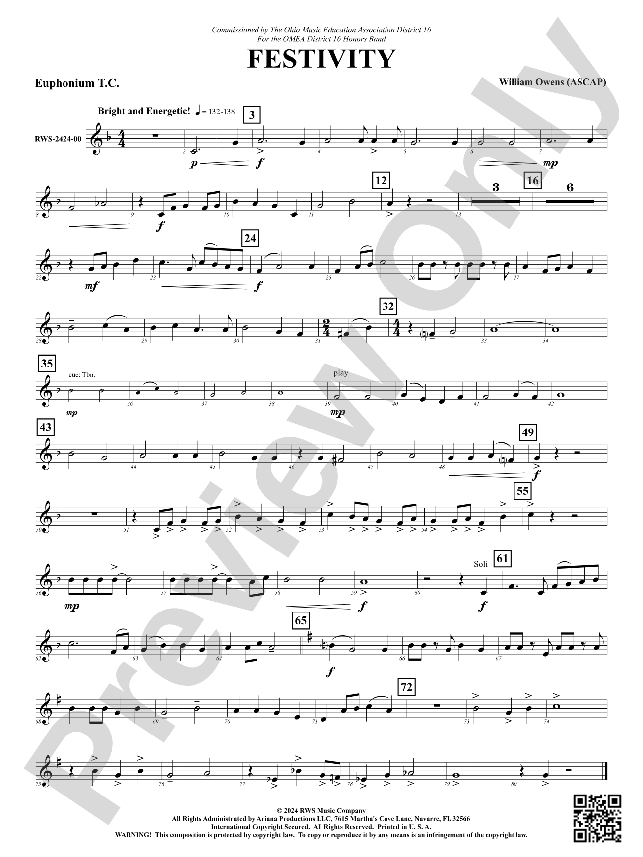Festivity: Baritone T.C.