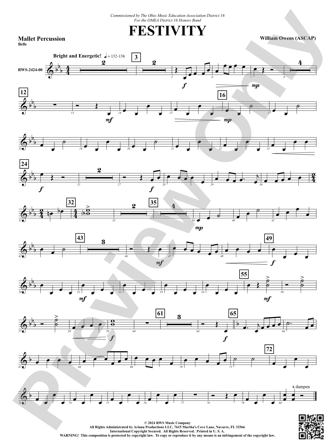Festivity: 1st Mallet Percussion