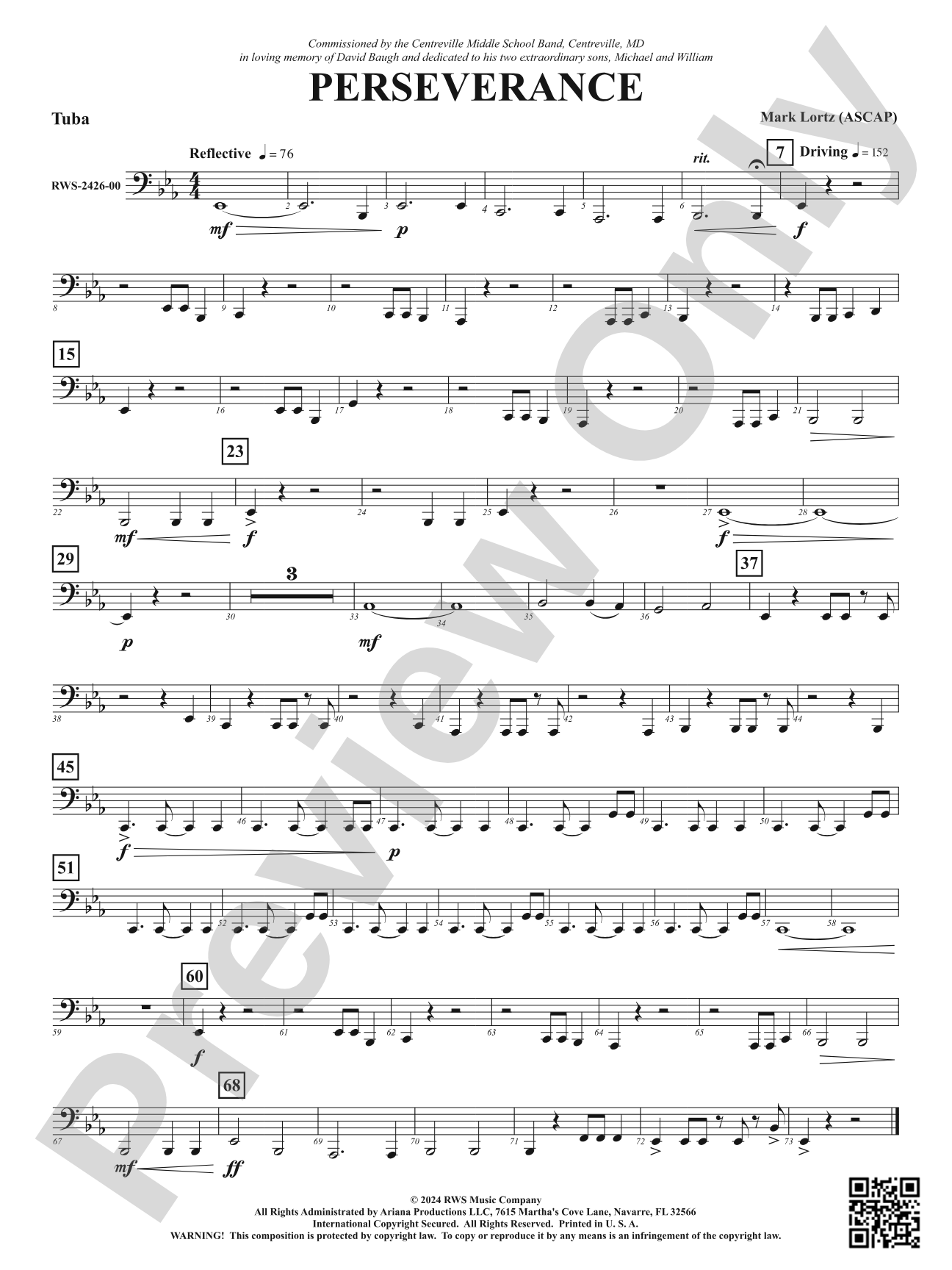 Perseverance: Tuba