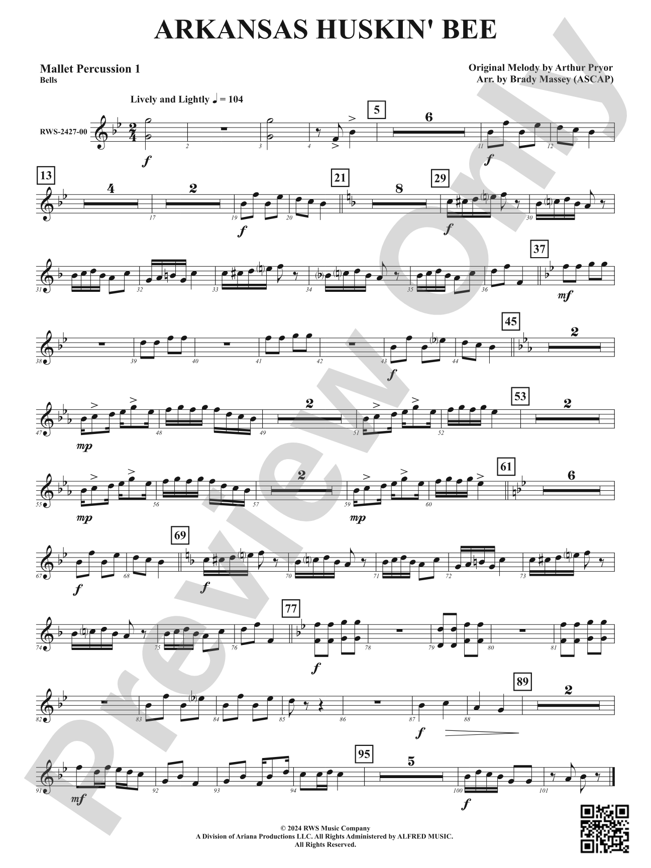 Arkansas Huskin' Bee: 1st Mallet Percussion