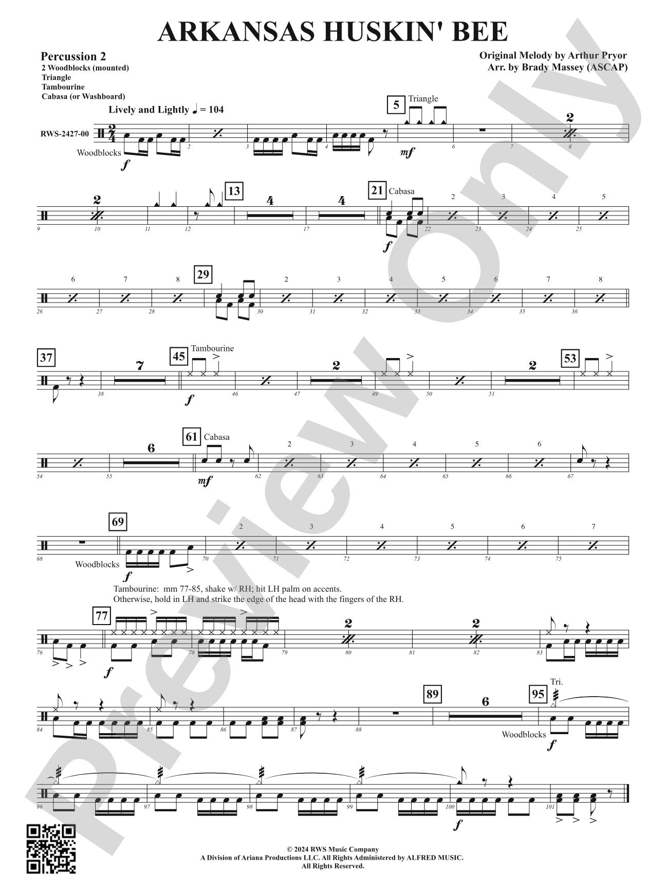 Arkansas Huskin' Bee: 2nd Percussion