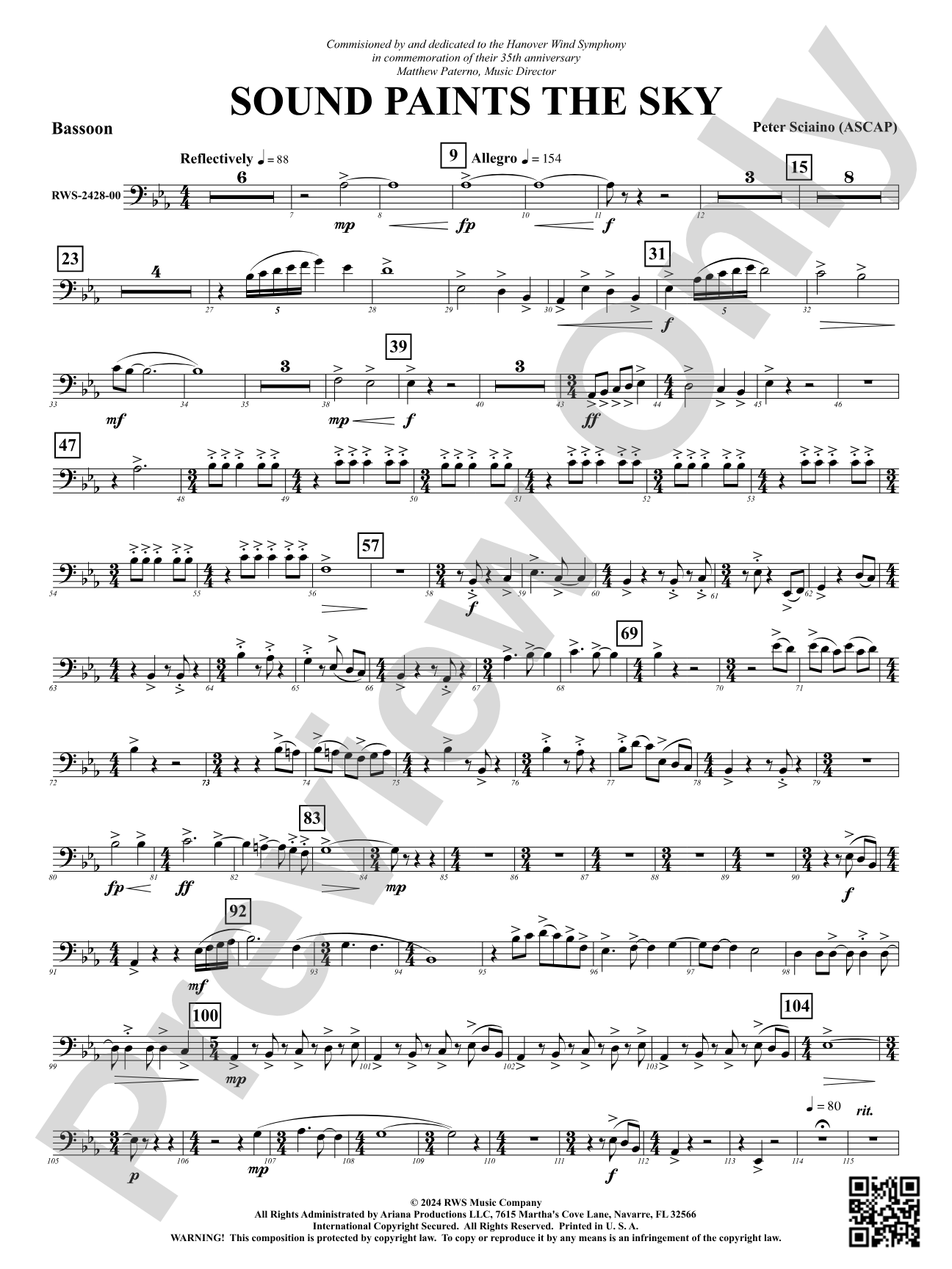 Sound Paints the Sky: Bassoon