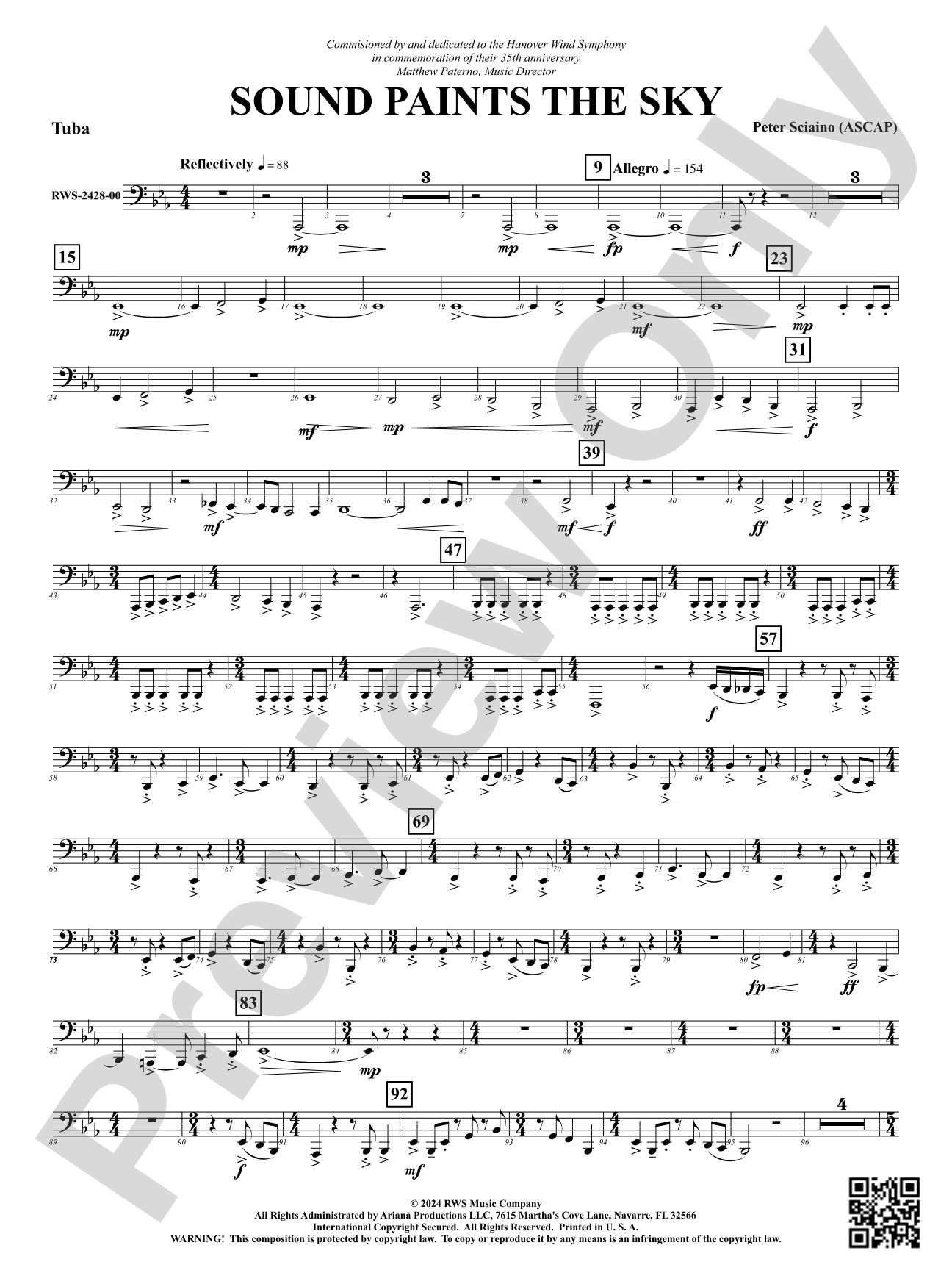 Sound Paints the Sky: Tuba