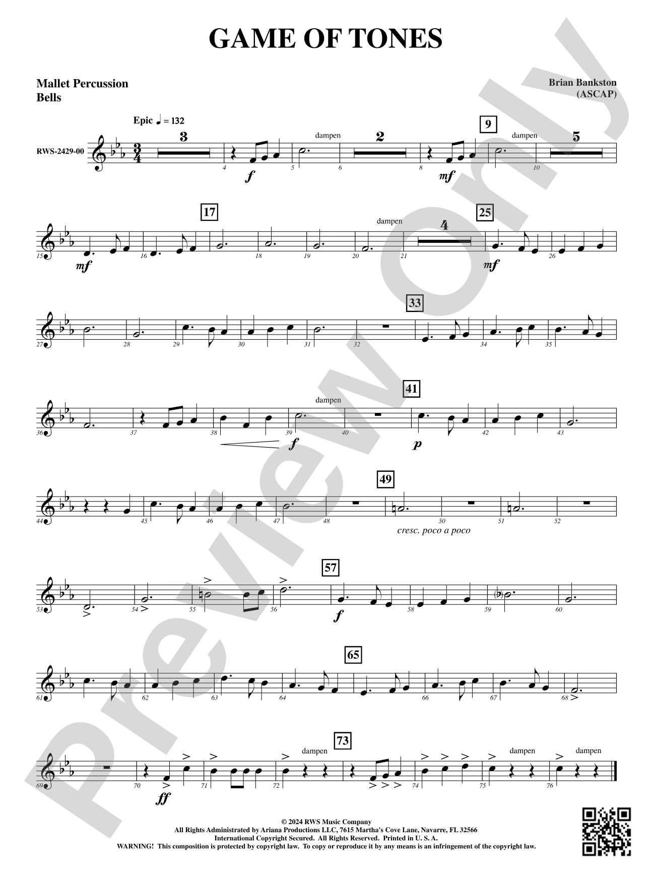 Game of Tones: 1st Mallet Percussion