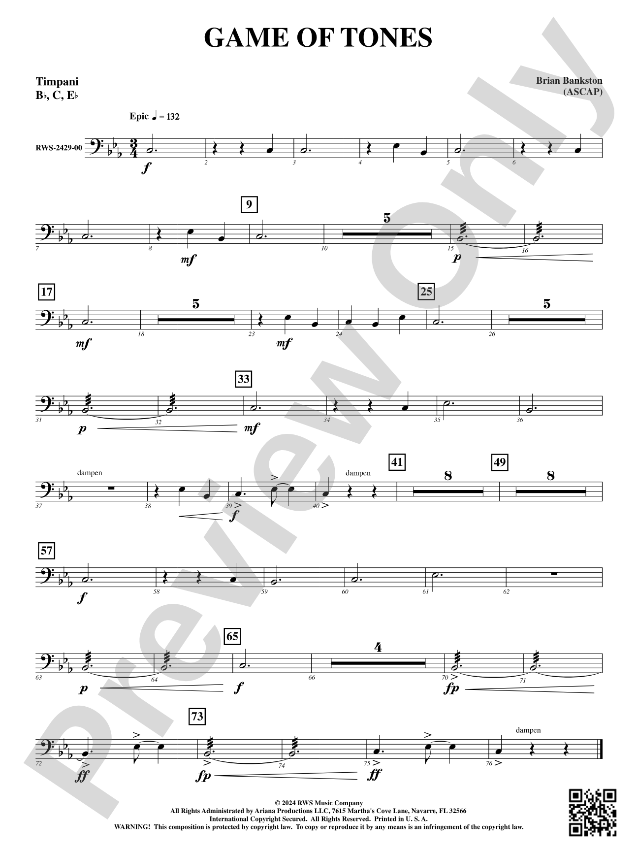 Game of Tones: Timpani