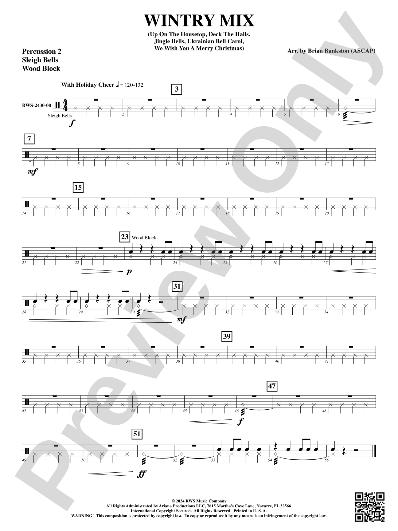 Wintry Mix: 2nd Percussion
