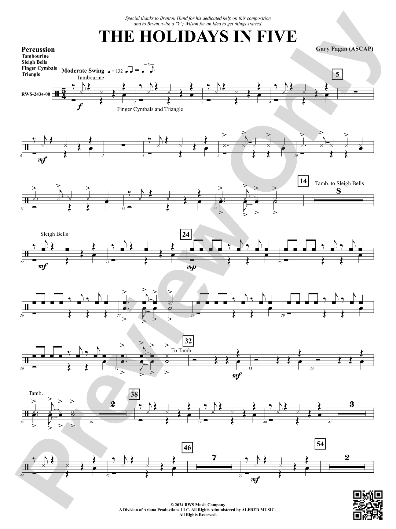 The Holidays in Five: Auxiliary Percussion
