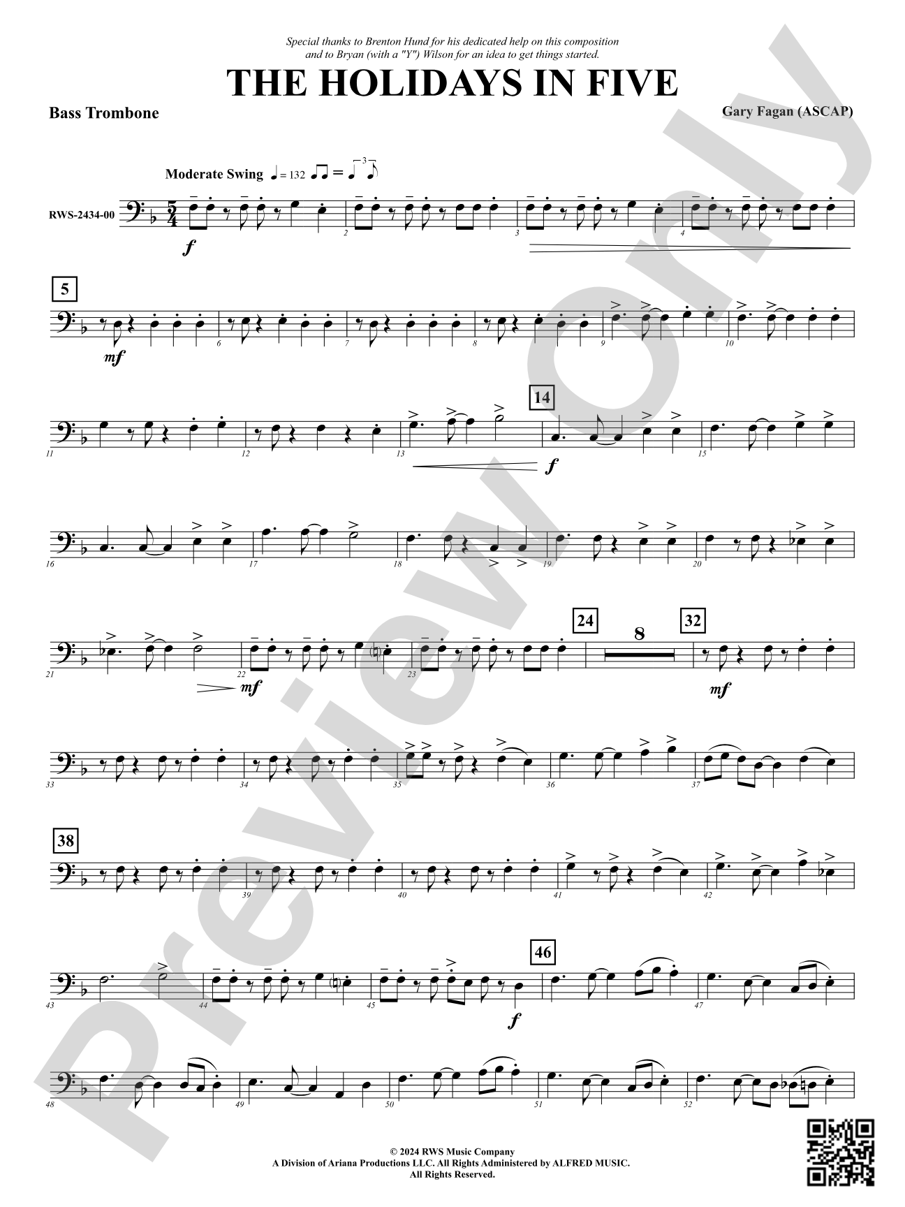 The Holidays in Five: Bass Trombone