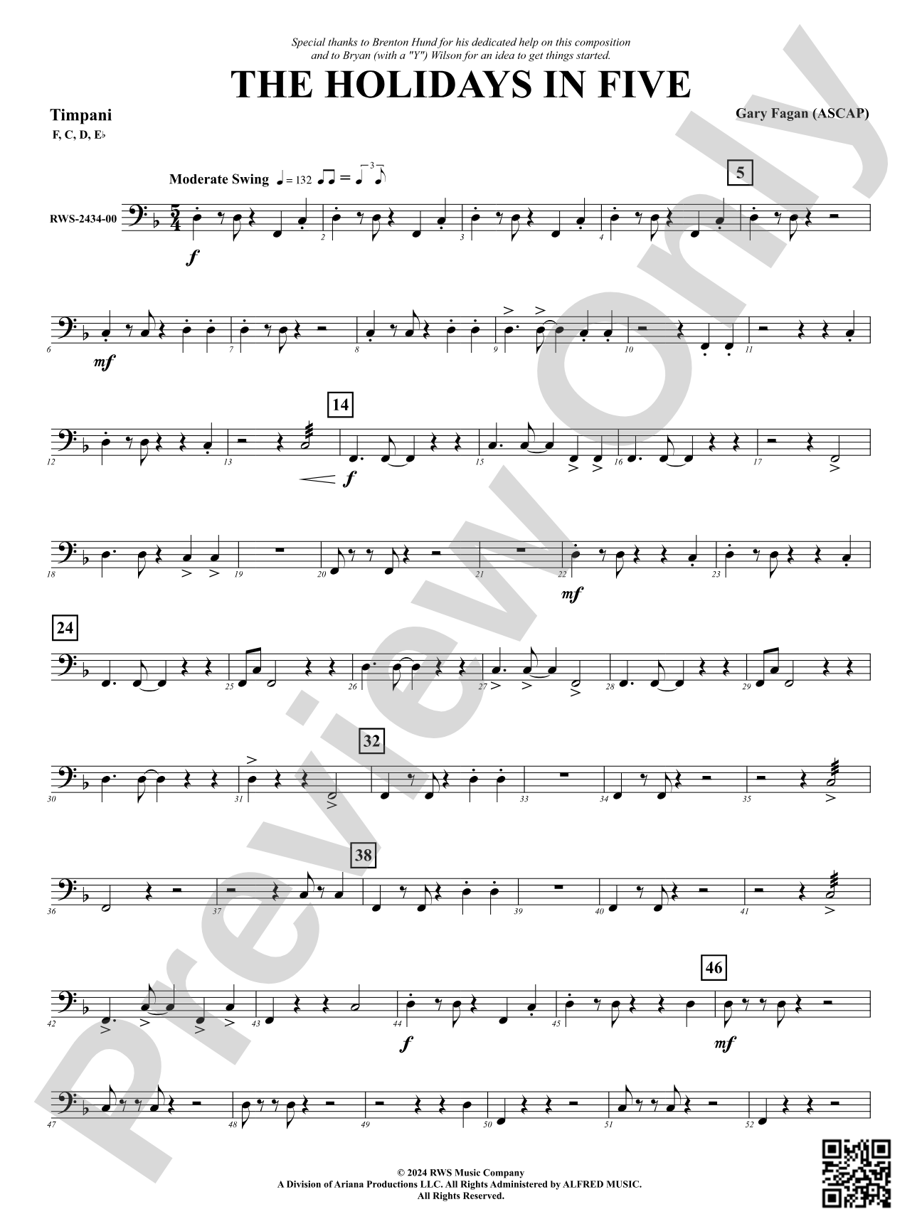 The Holidays in Five: Timpani