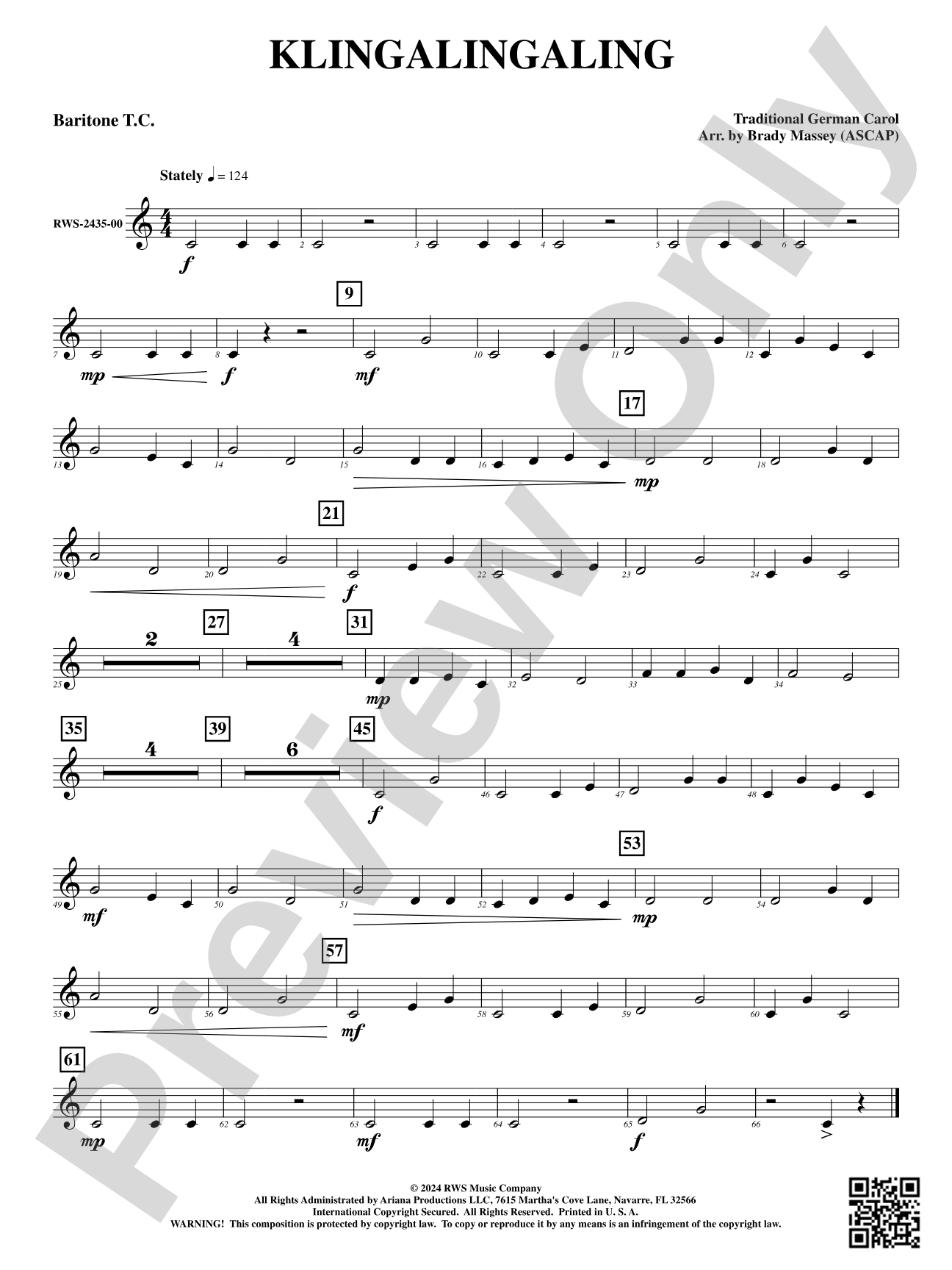 Klingalingaling: Baritone T.C.