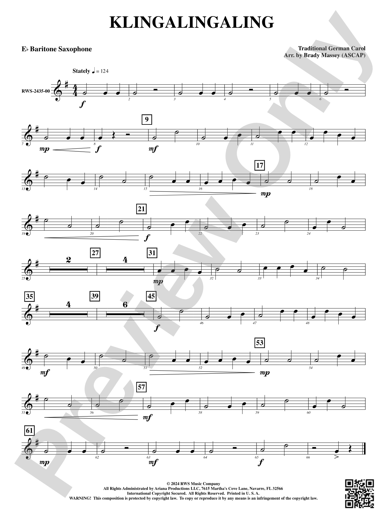 Klingalingaling: E-flat Baritone Saxophone