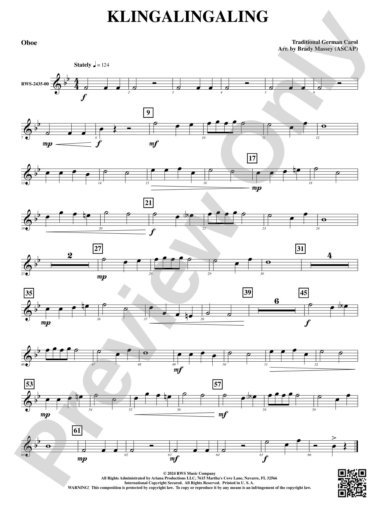 Klingalingaling: Oboe
