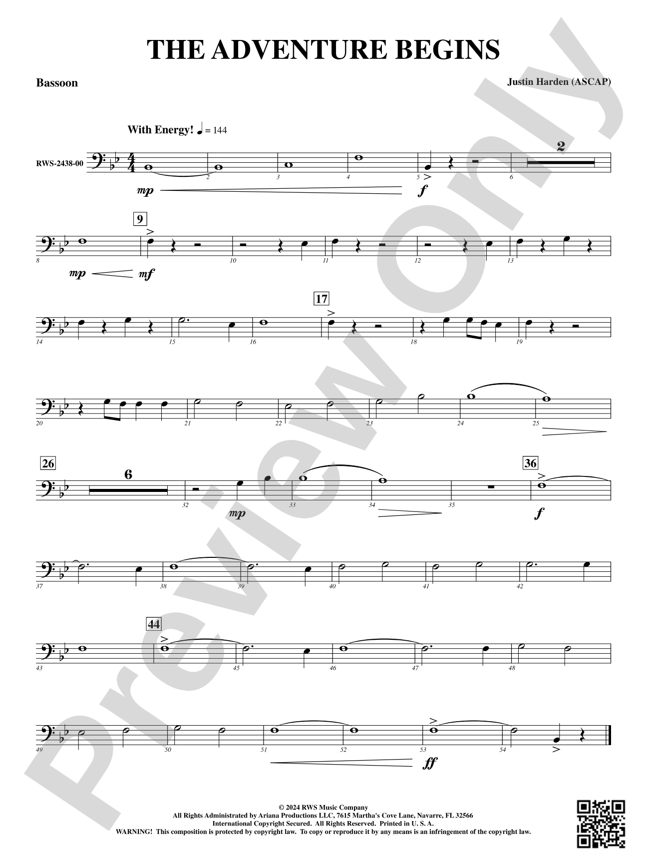 The Adventure Begins: Bassoon