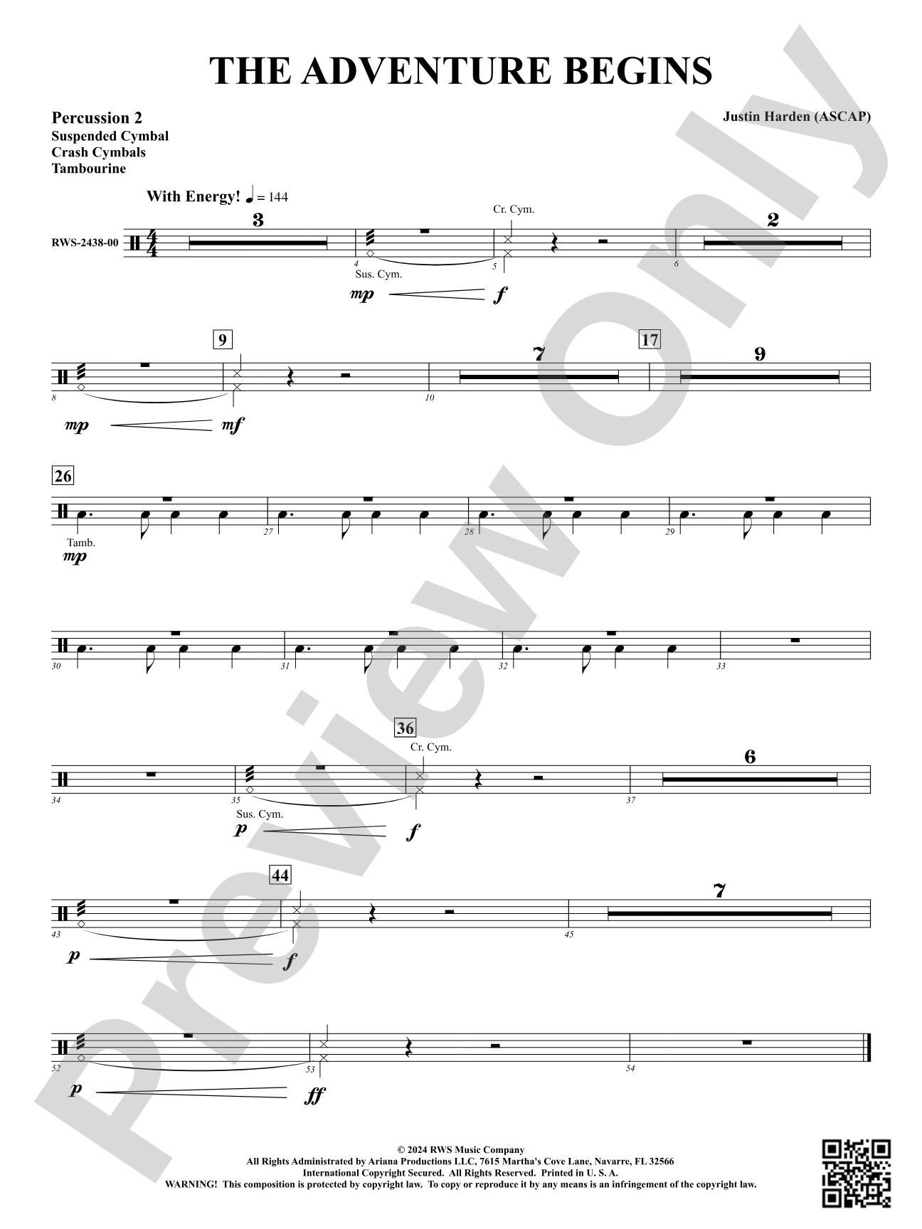 The Adventure Begins: 2nd Percussion