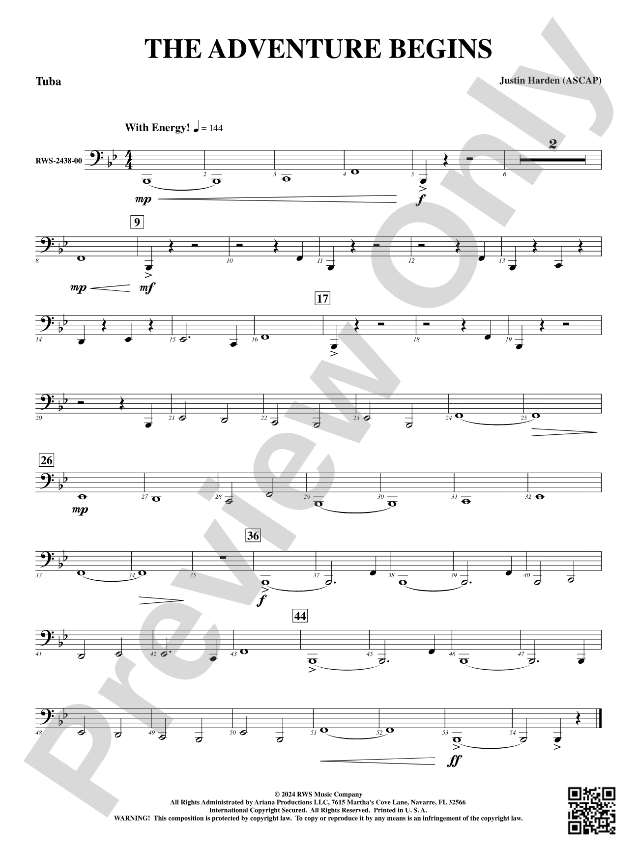 The Adventure Begins: Tuba