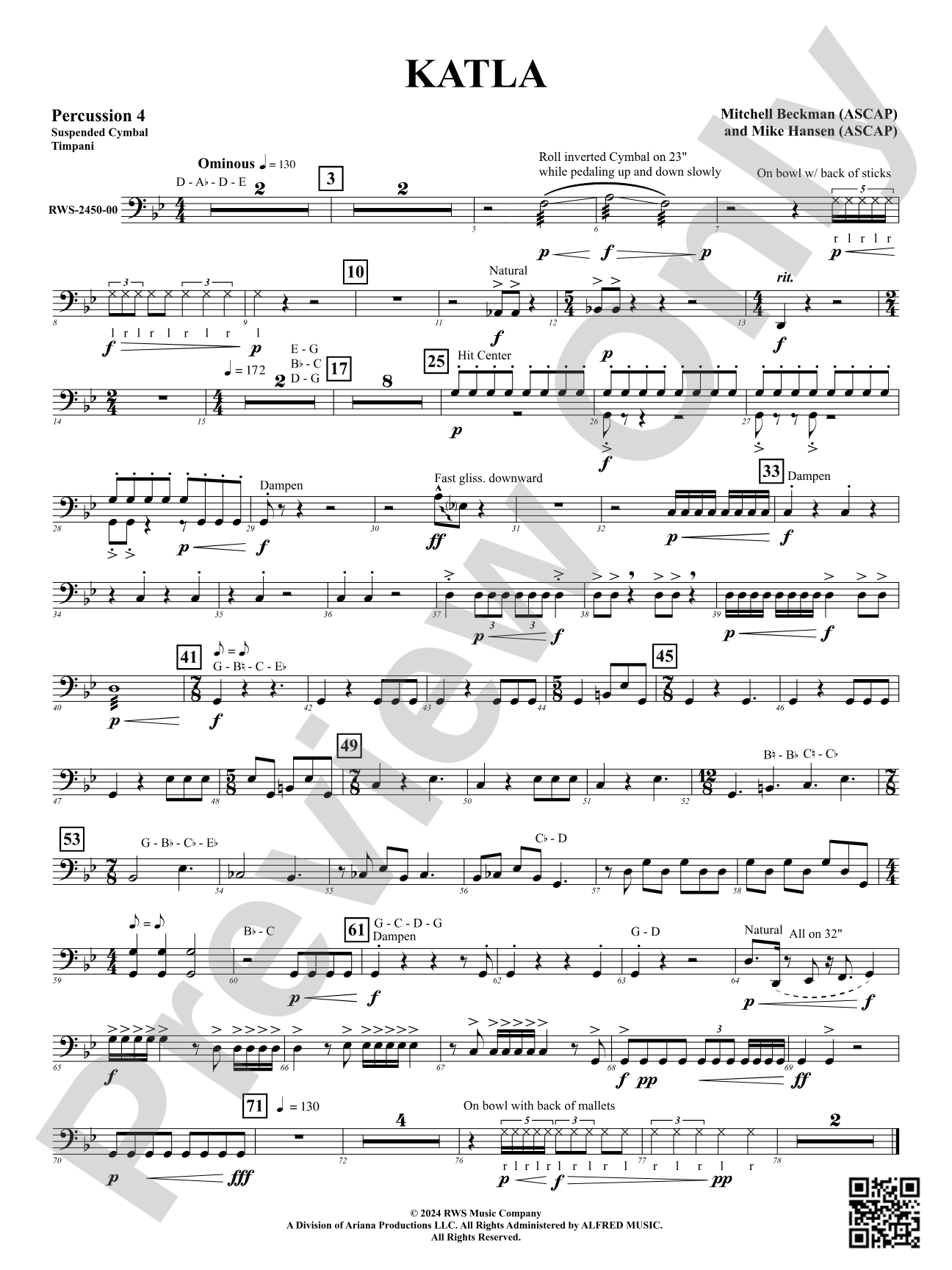 Katla: 4th Percussion