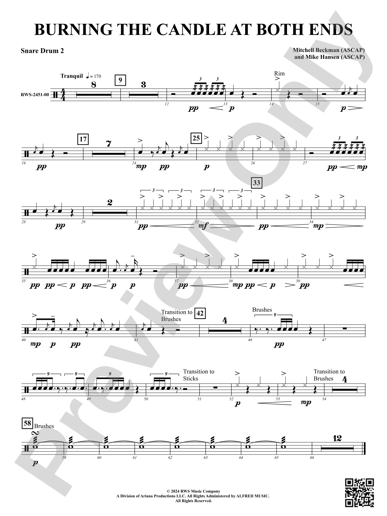 Burning The Candle At Both Ends: Snare Drum 2