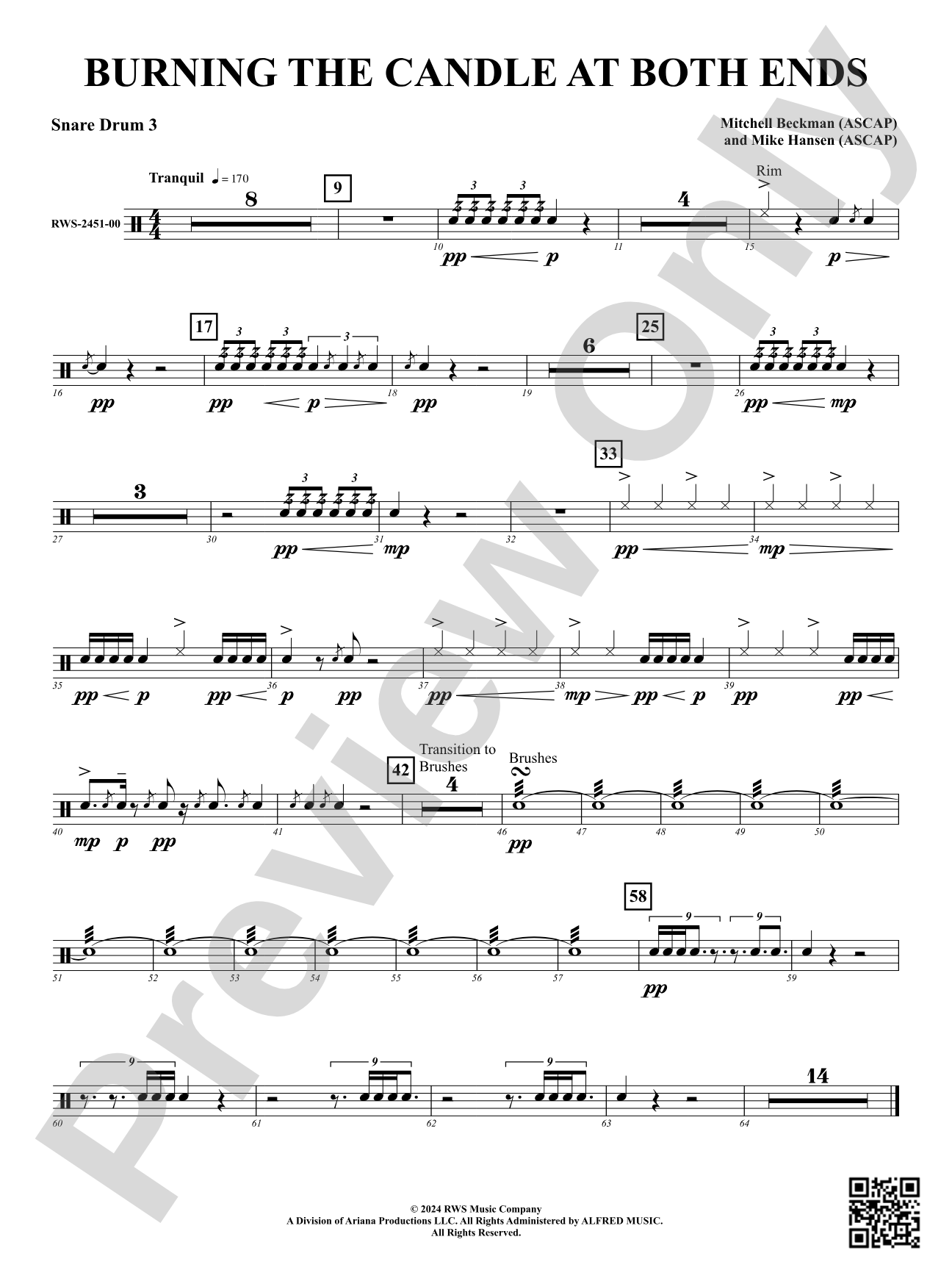 Burning The Candle At Both Ends: Snare Drum 3
