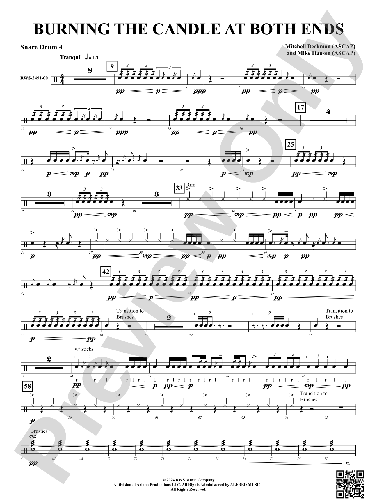 Burning The Candle At Both Ends: Snare Drum 4