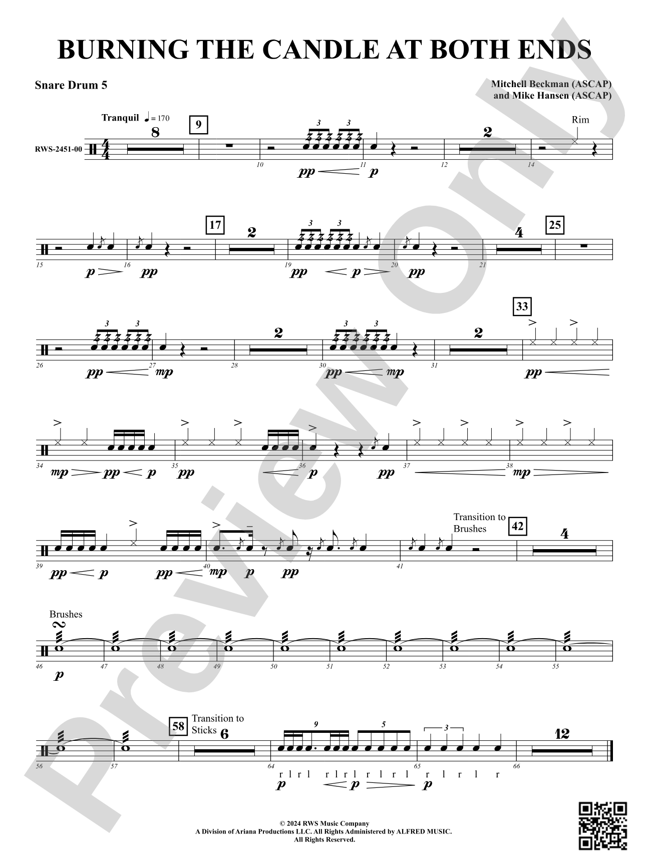 Burning The Candle At Both Ends: Snare Drum 5