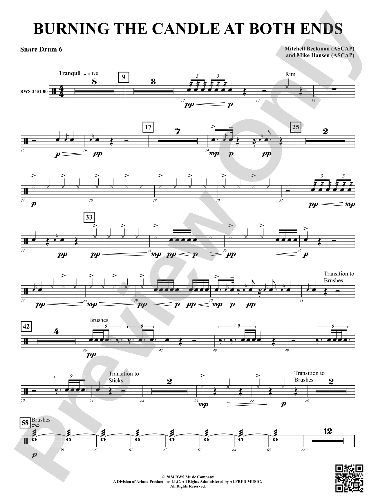 Burning The Candle At Both Ends: Snare Drum 6