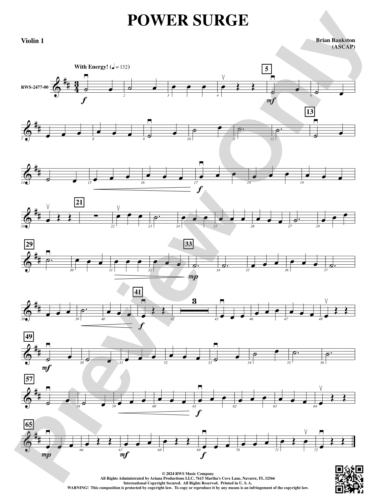Power Surge: 1st Violin