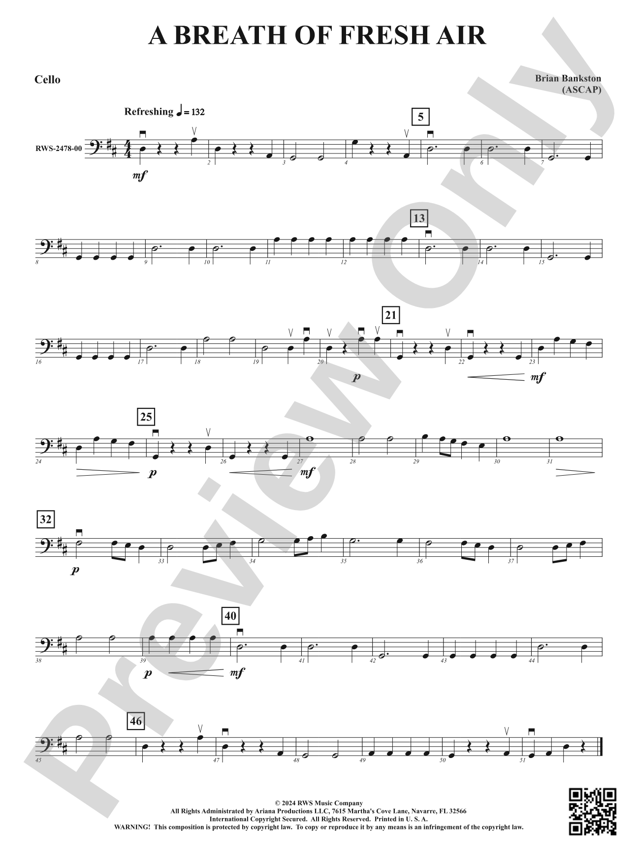 A Breath of Fresh Air: Cello