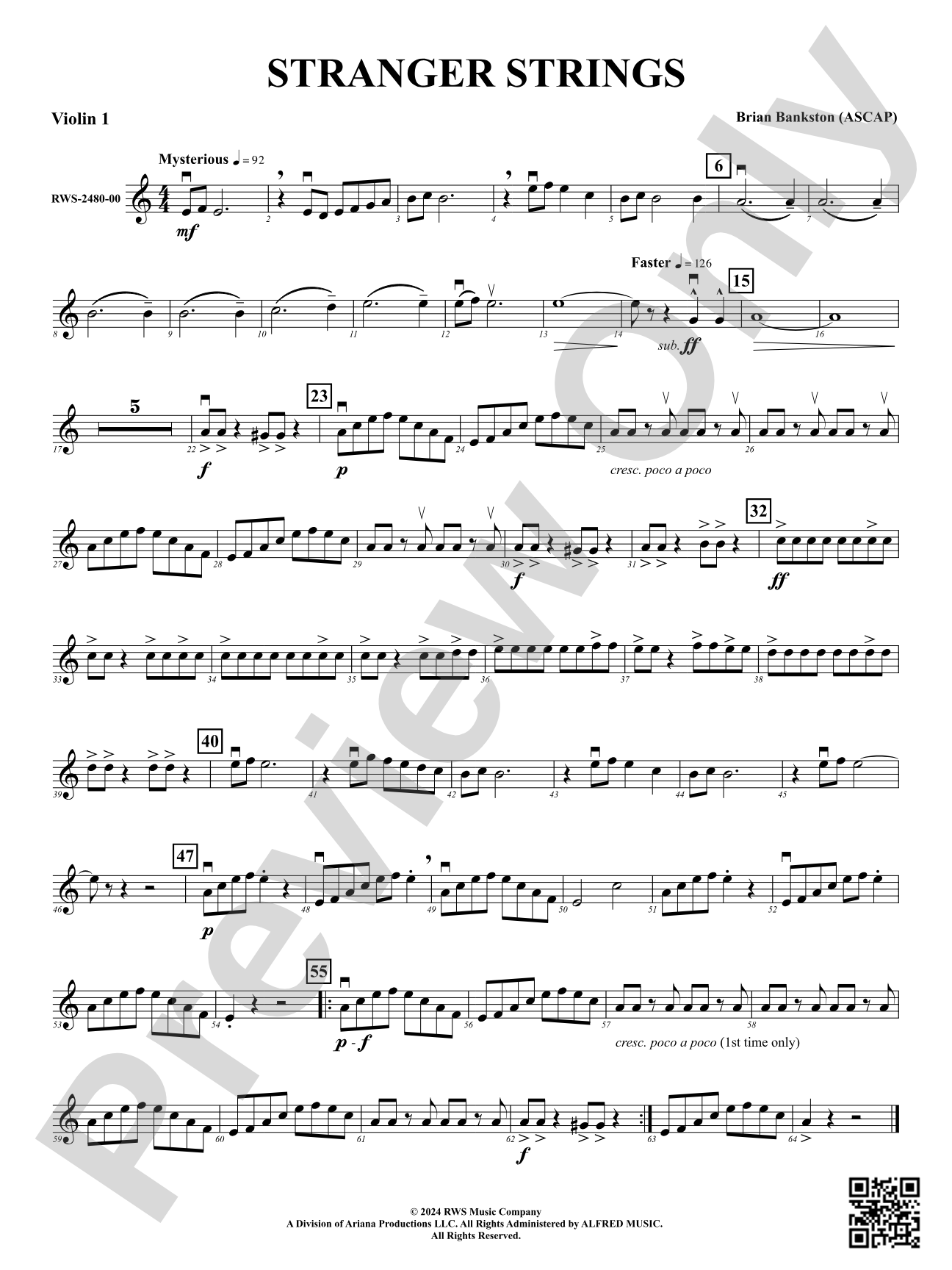 Stranger Strings: 1st Violin