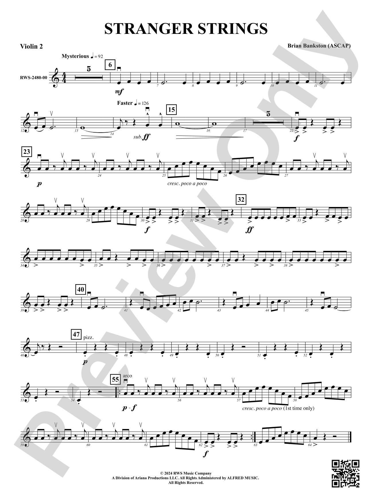 Stranger Strings: 2nd Violin
