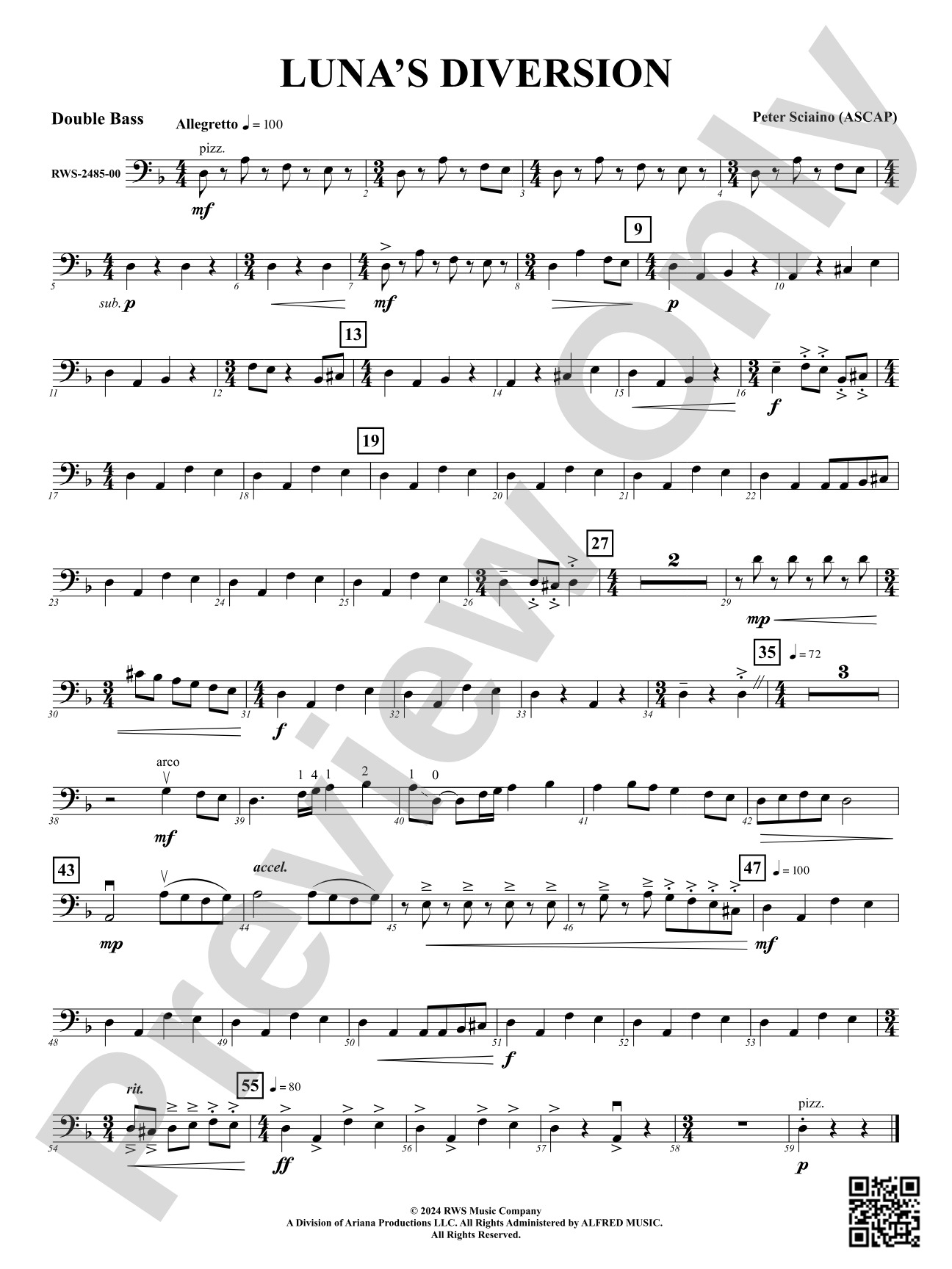Luna's Diversion: String Bass