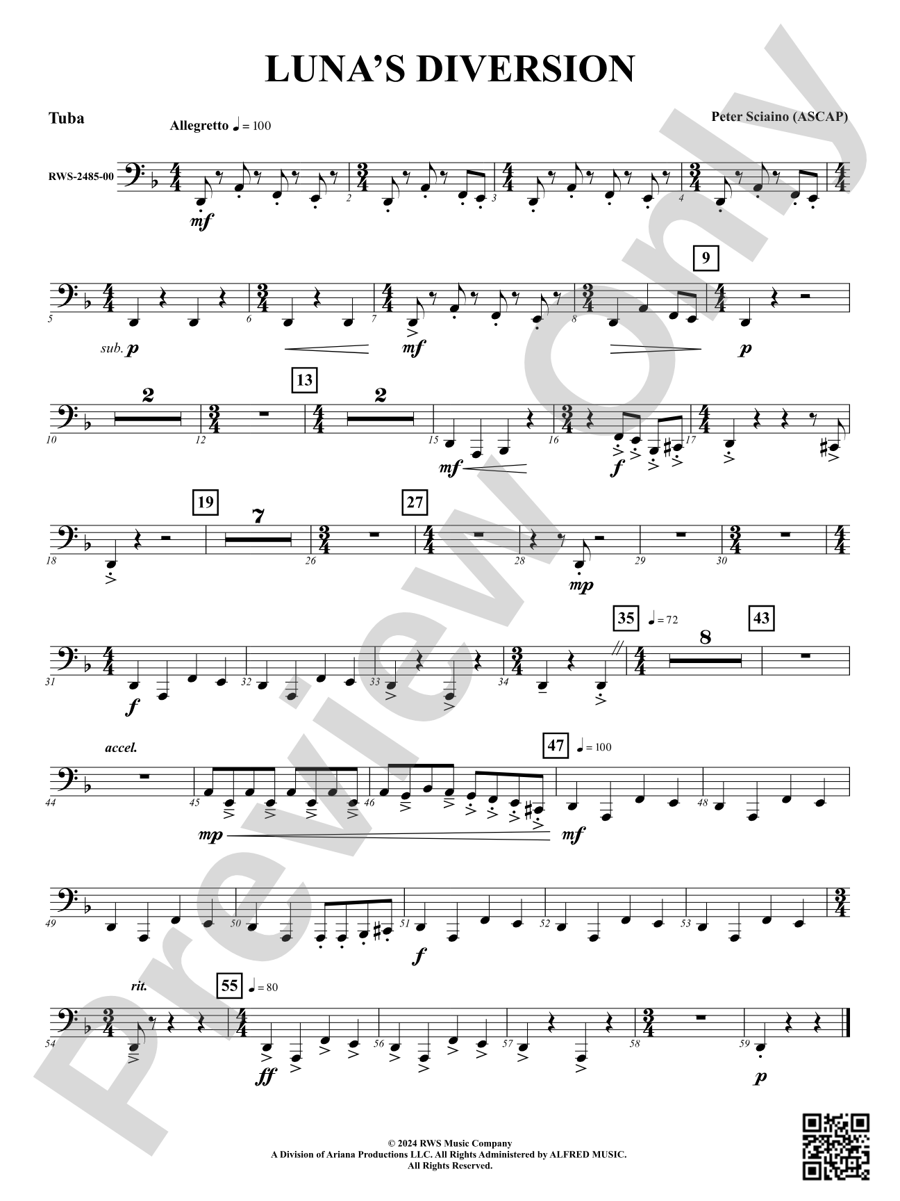 Luna's Diversion: Tuba