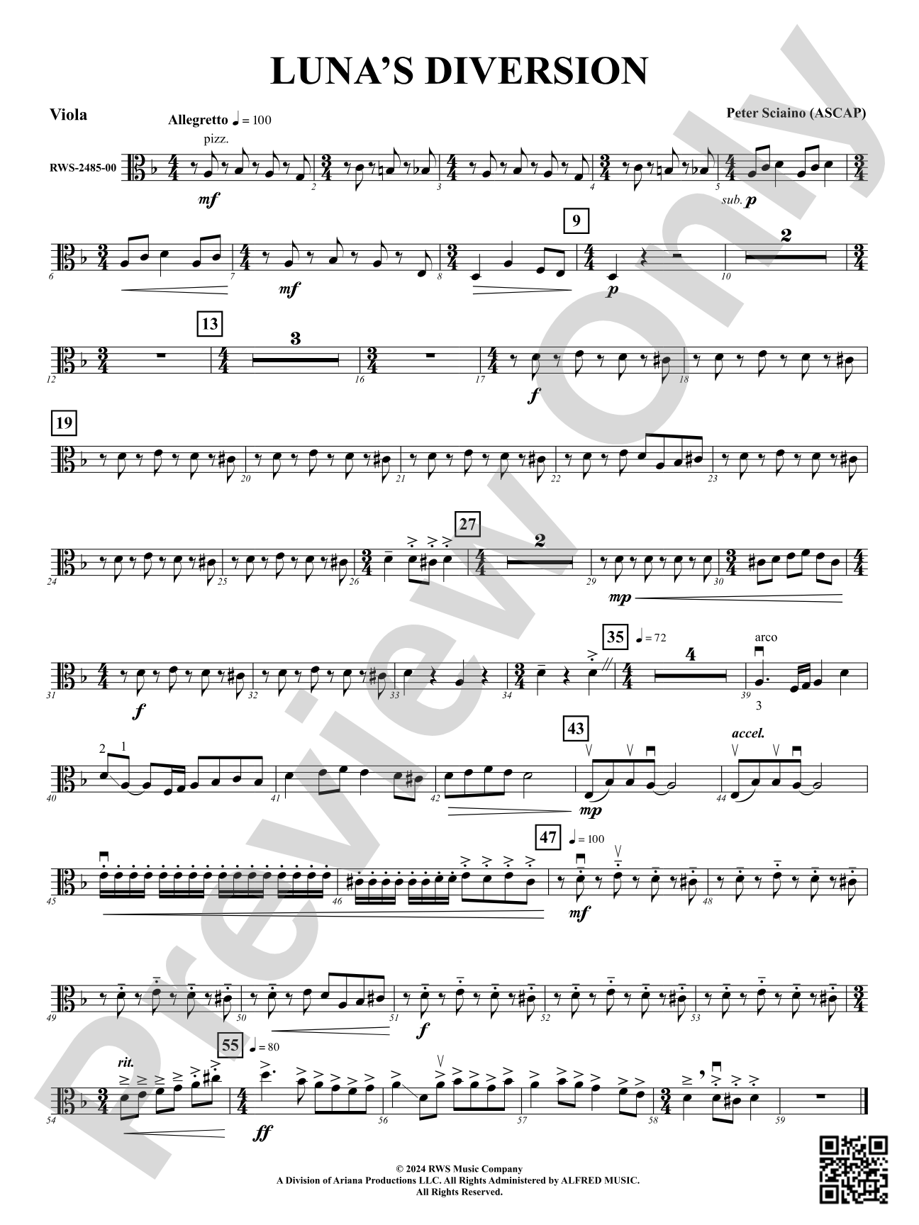 Luna's Diversion: Viola