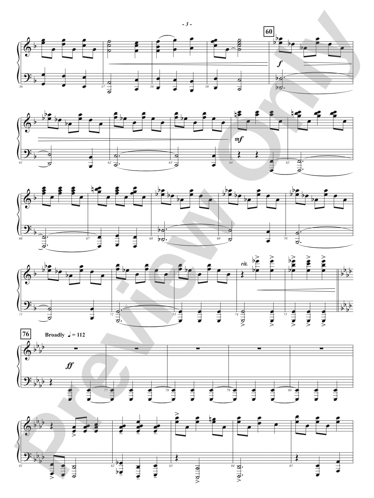 Sound the Amen: Piano Accompaniment