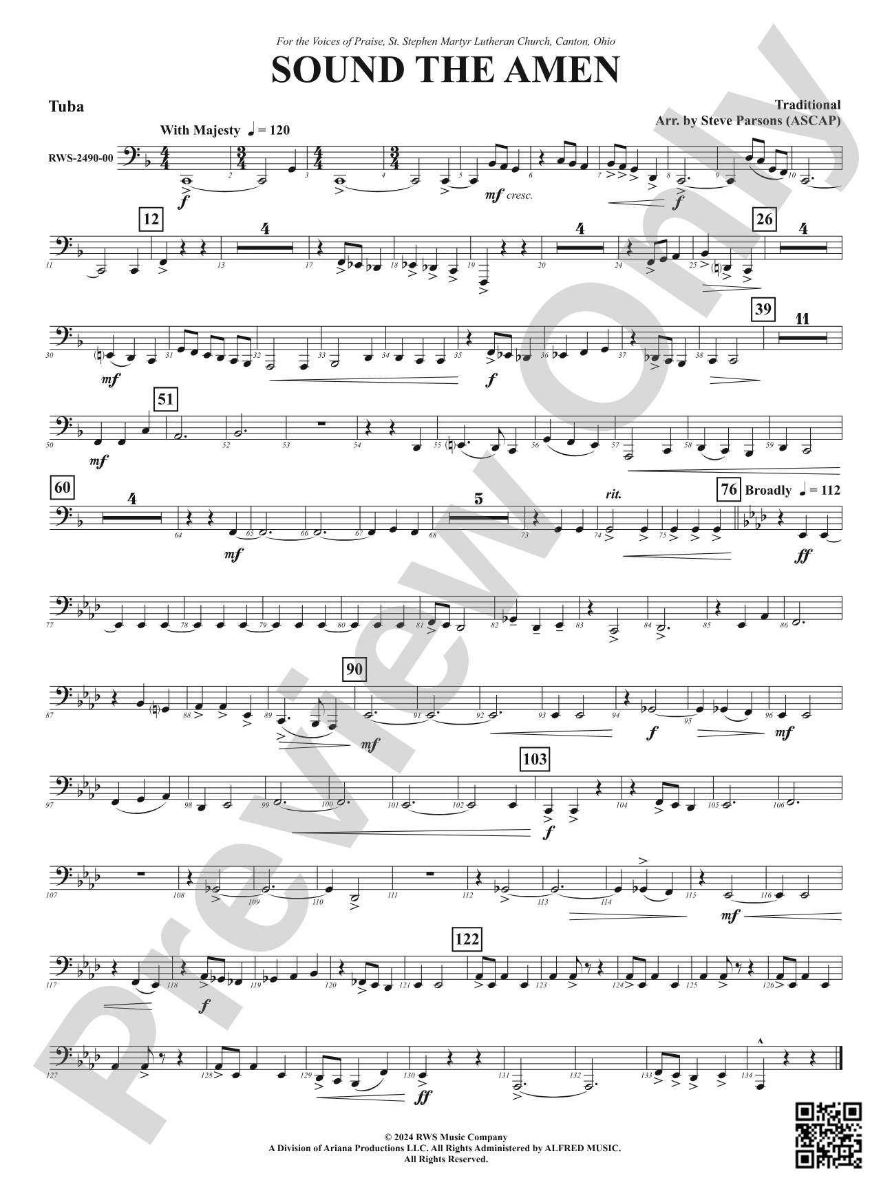 Sound the Amen: Tuba