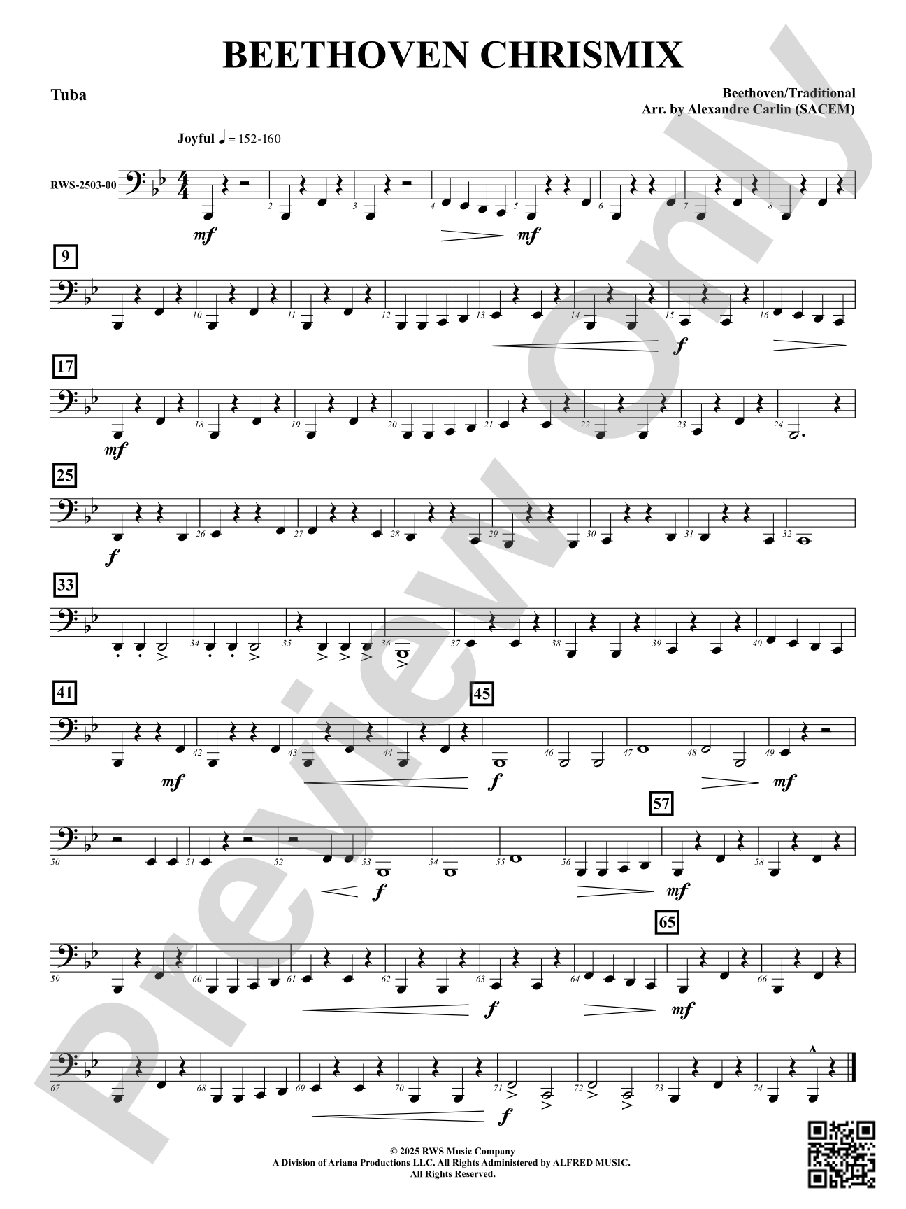 Beethoven Chrismix: Tuba