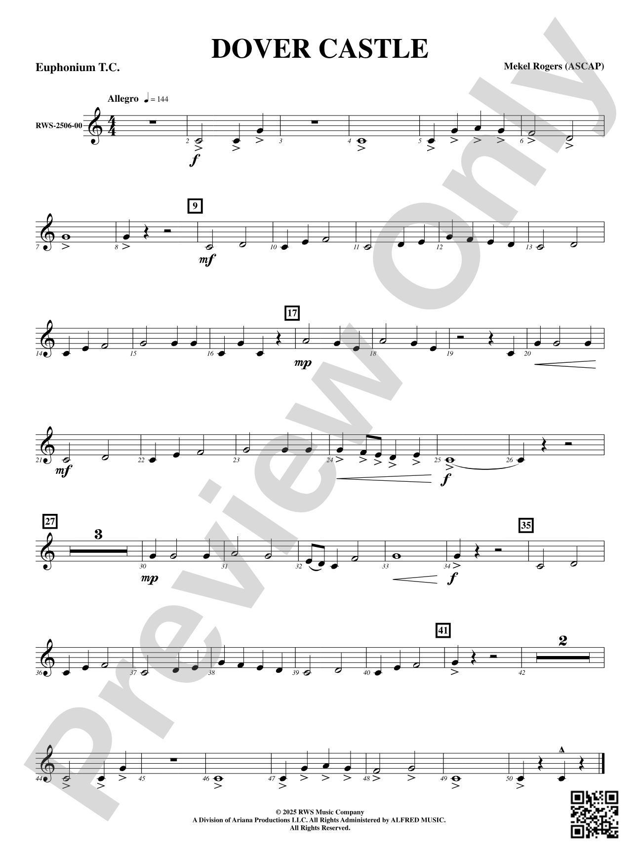 Dover Castle: Euphonium T.C.