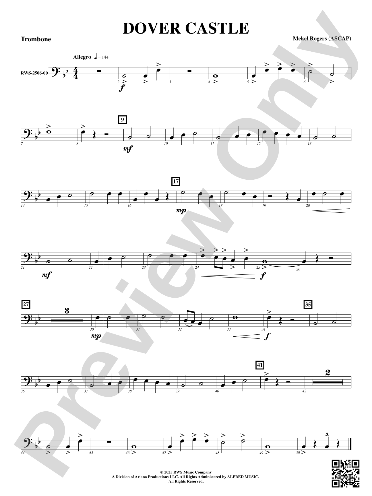 Dover Castle: Trombone